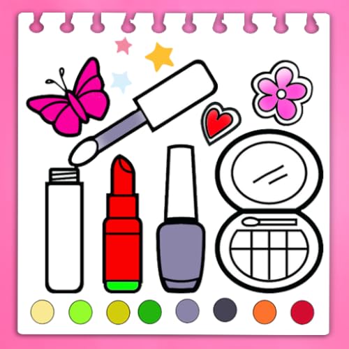Make Up Coloring Book Fashion and Beauty