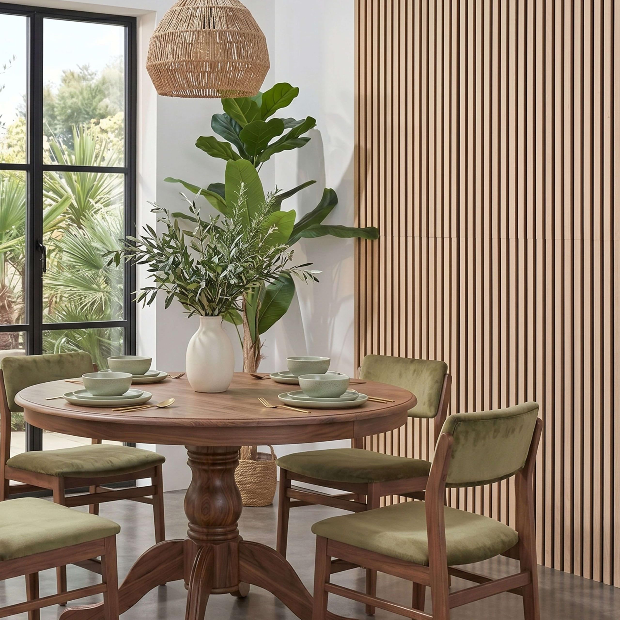 Pack de 2 Paneles Acústicos Silence Roble Nordish y Negro 60x120 cm