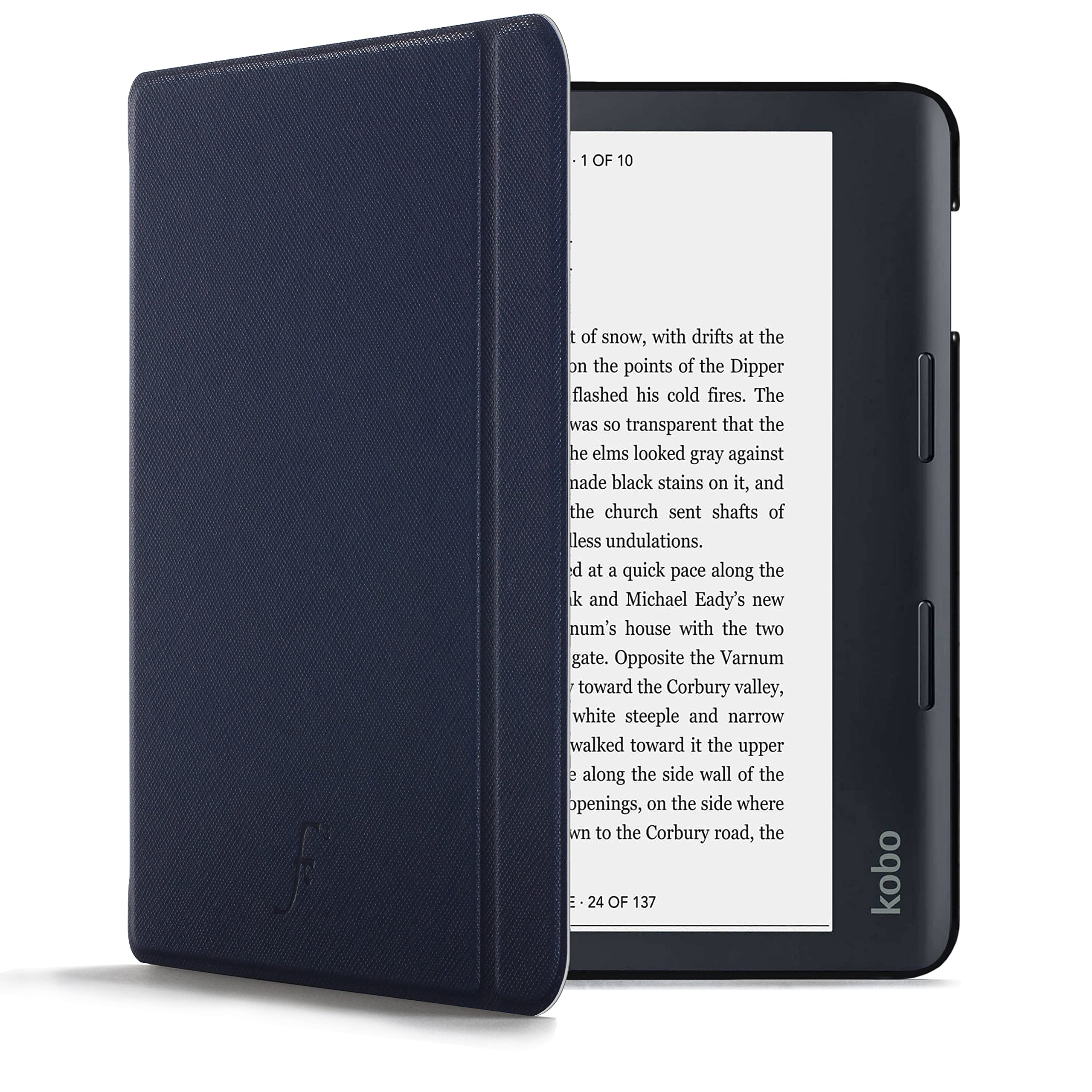 Forefront Cases Funda para Kobo Sage (Modelo: 2021) - Delgado, Ligera y Protectora Funda para Kobo Sage - Smart Auto Sueño Estela Función (Carcasa) - Púrpura — view 14