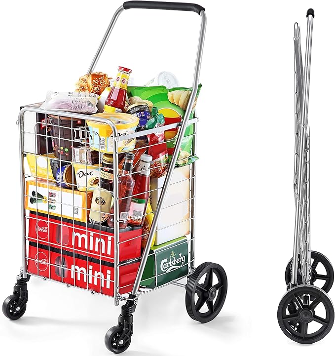 Wellmax Grocery Utility Shopping Cart