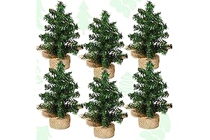 Tabletop Mini Christmas Tree with Linen Base