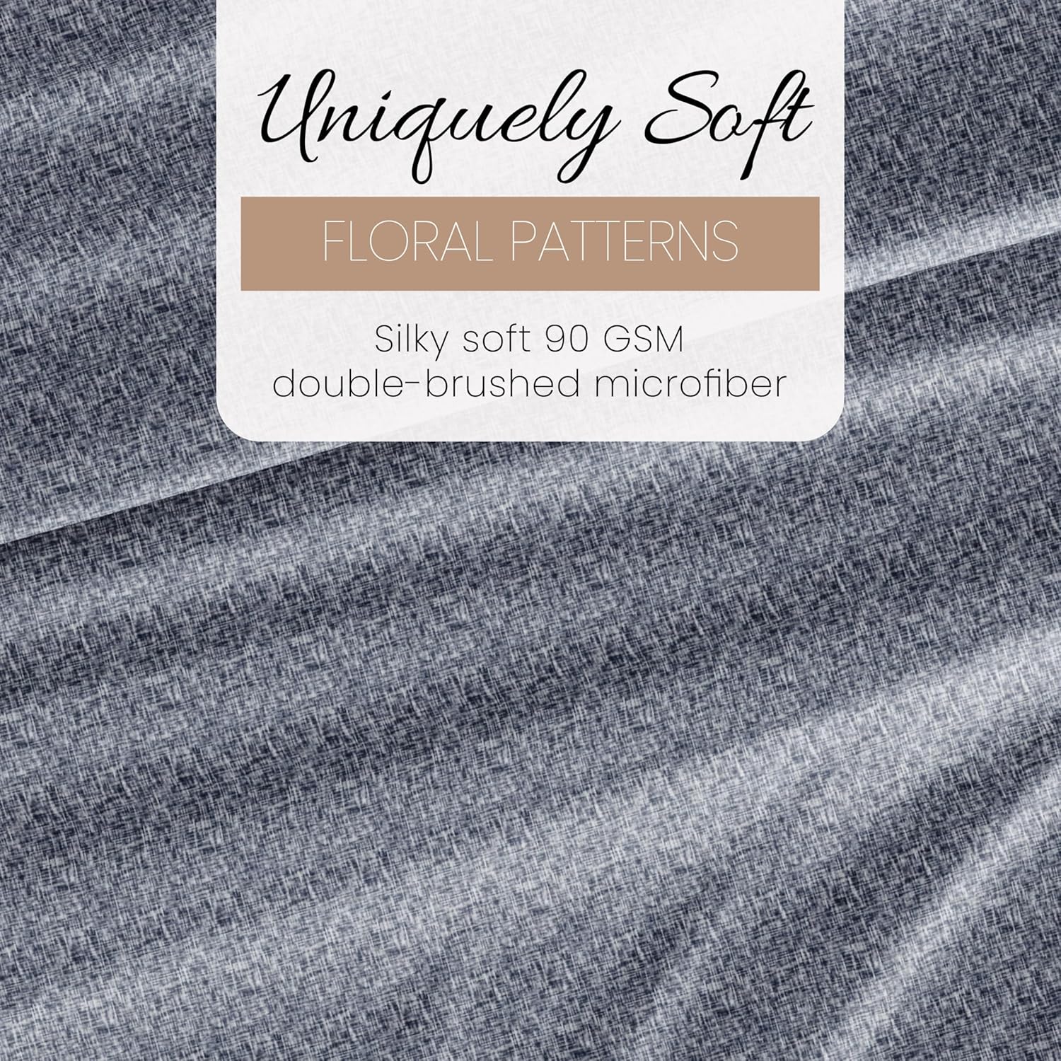 Linen Market 4 Piece Full Bedding Sheet Set (Light Blue Chambray) - Sleep Better Than Ever with These Ultra-Soft & Cooling Bed Sheets for Your Full Size Bed - Deep Pocket Fits 16" Mattress
