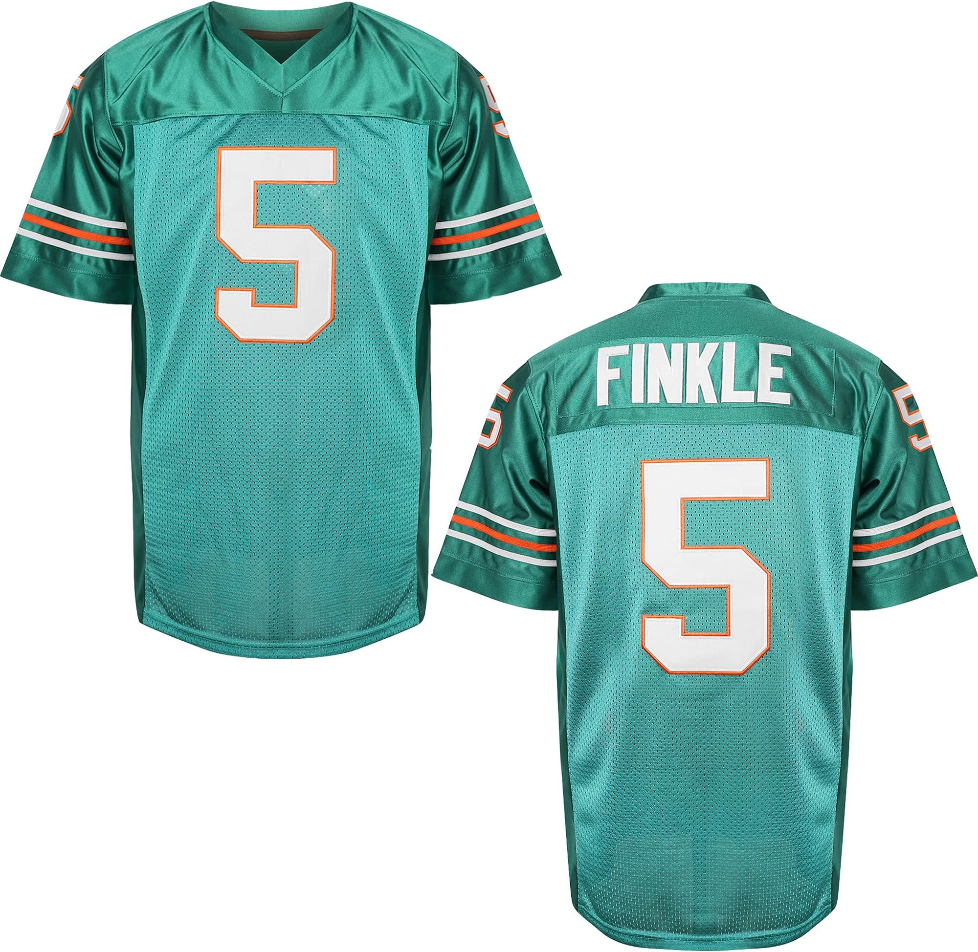Ray Finkle Football Jersey 5 Ace Ventura Pet Detective Jim Carrey Mens Movie Jersey Green S-3XL