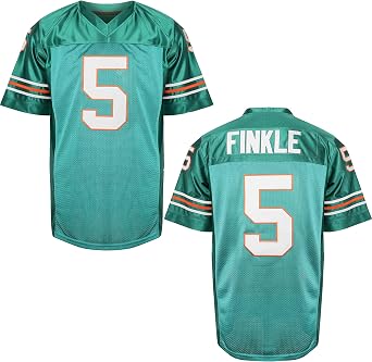 Ray Finkle Football Jersey 5 Ace Ventura Pet Detective Jim Carrey Mens Movie Jersey Green S-3XL
