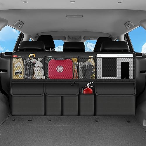 Organizador colgante para maletero de automóvil, apto para Toyota RAV4, plegable, de gran capacidad, 41.3 x 20 pulgadas, organizador de maletero