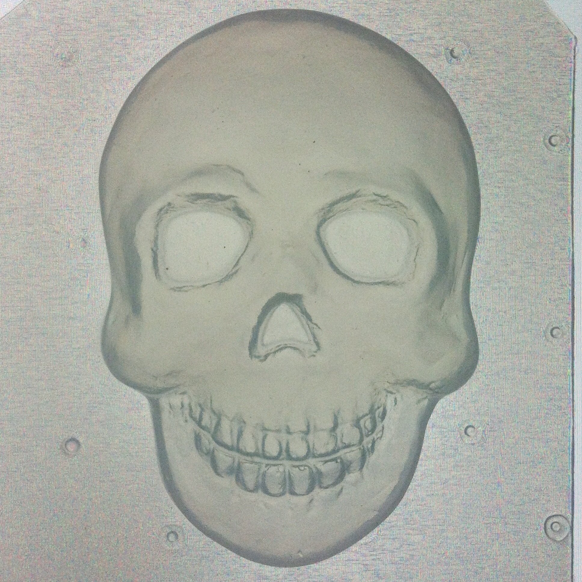 Flexible Resin or Chocolate Mold Skull