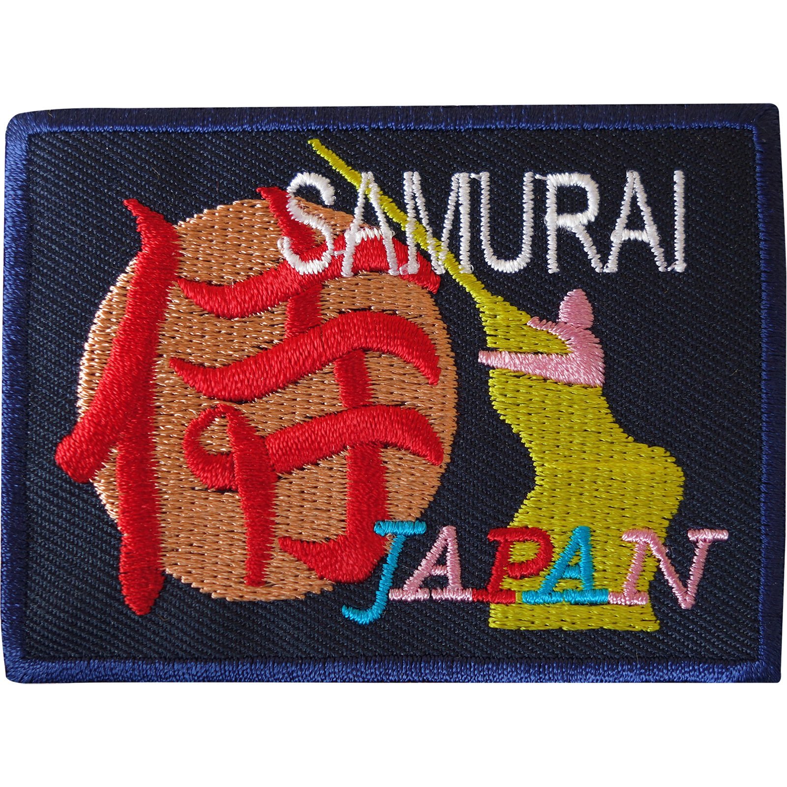 Ellu Japan Iron On Samurai Patch Sew On Clothes Bag Japanese Martial Arts Ninja Badge