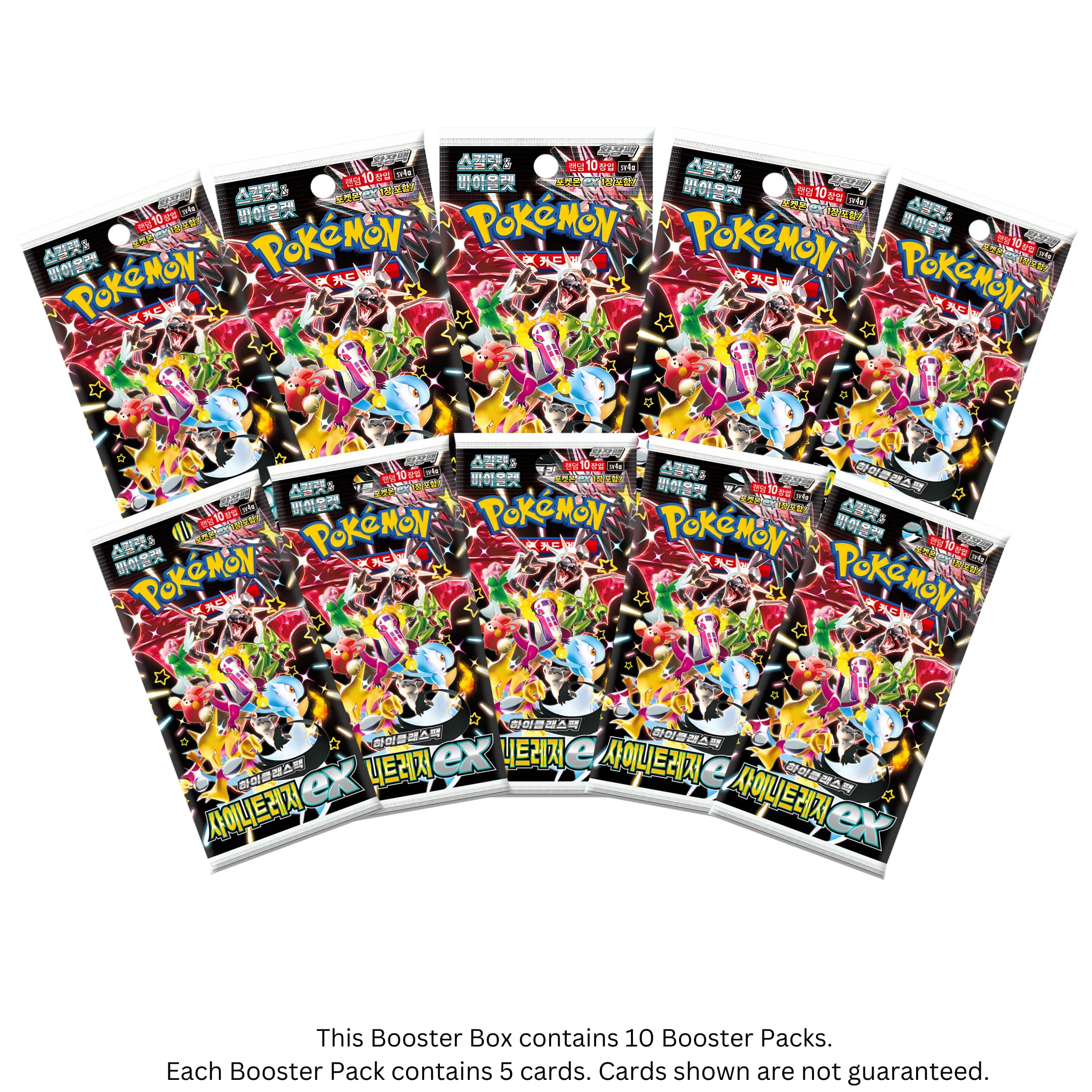 Korean Pokmon Paldean Fates Booster Box (10 Packs) | Scarlet and Violet |  Korean Shiny Treasure Pokemon Booster Box | TCYM Authenticated | Perfect  for Japanese Pokemon Cards Fans - BigaMart