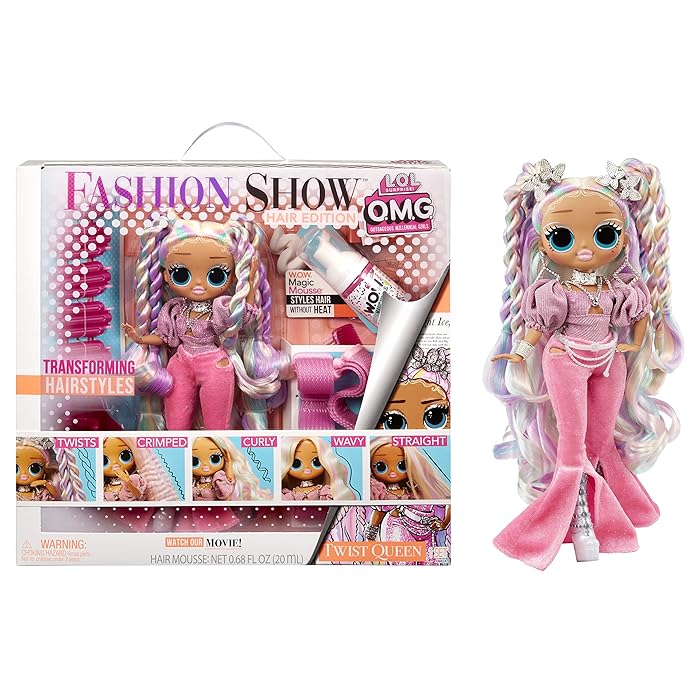 Buy LOL Surprise OMG Fashion Show Hair Edition Twist Queen Fashion Doll