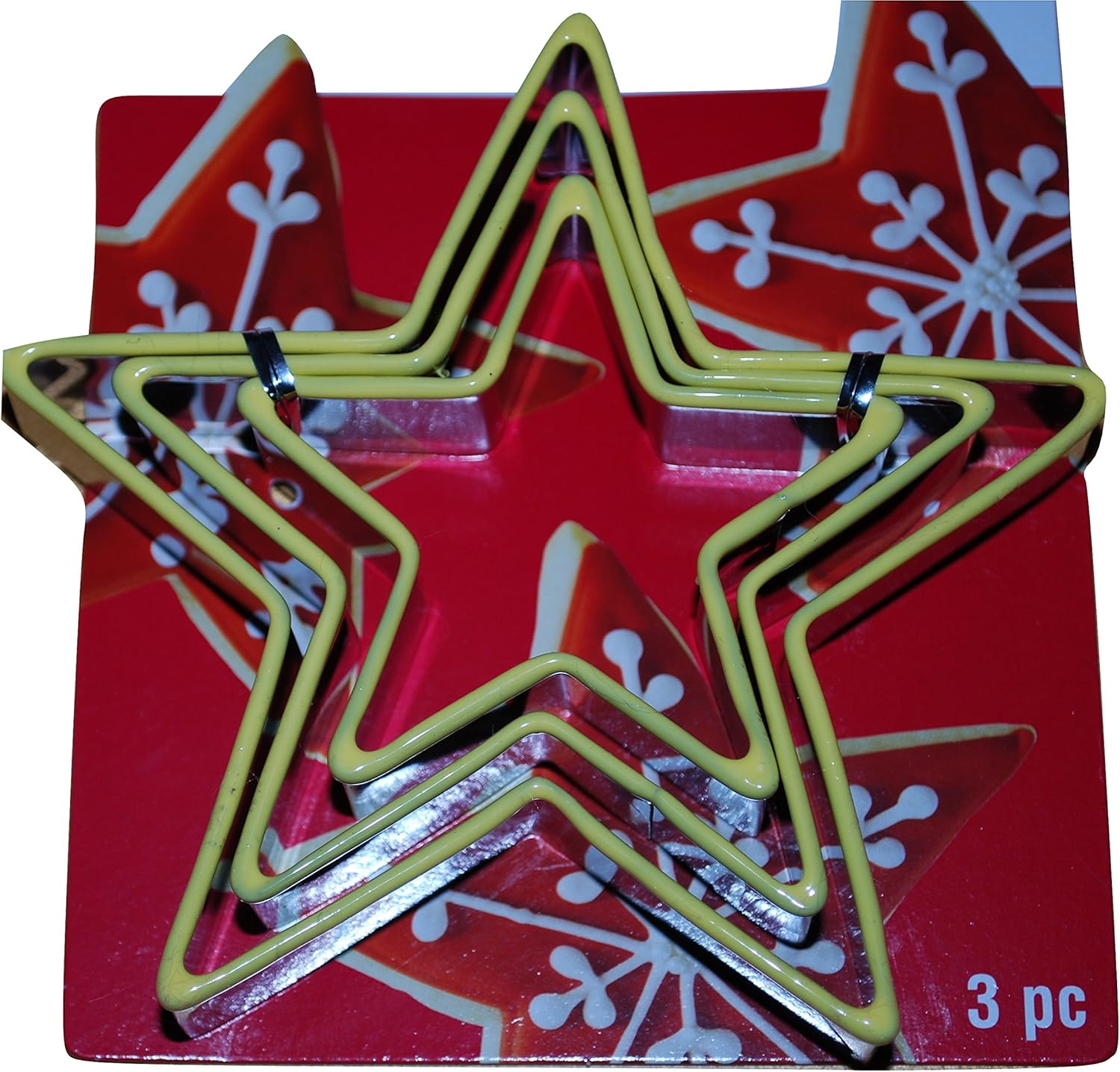 Celebrate It Star Cookie Cutters Set of 3 Stainless