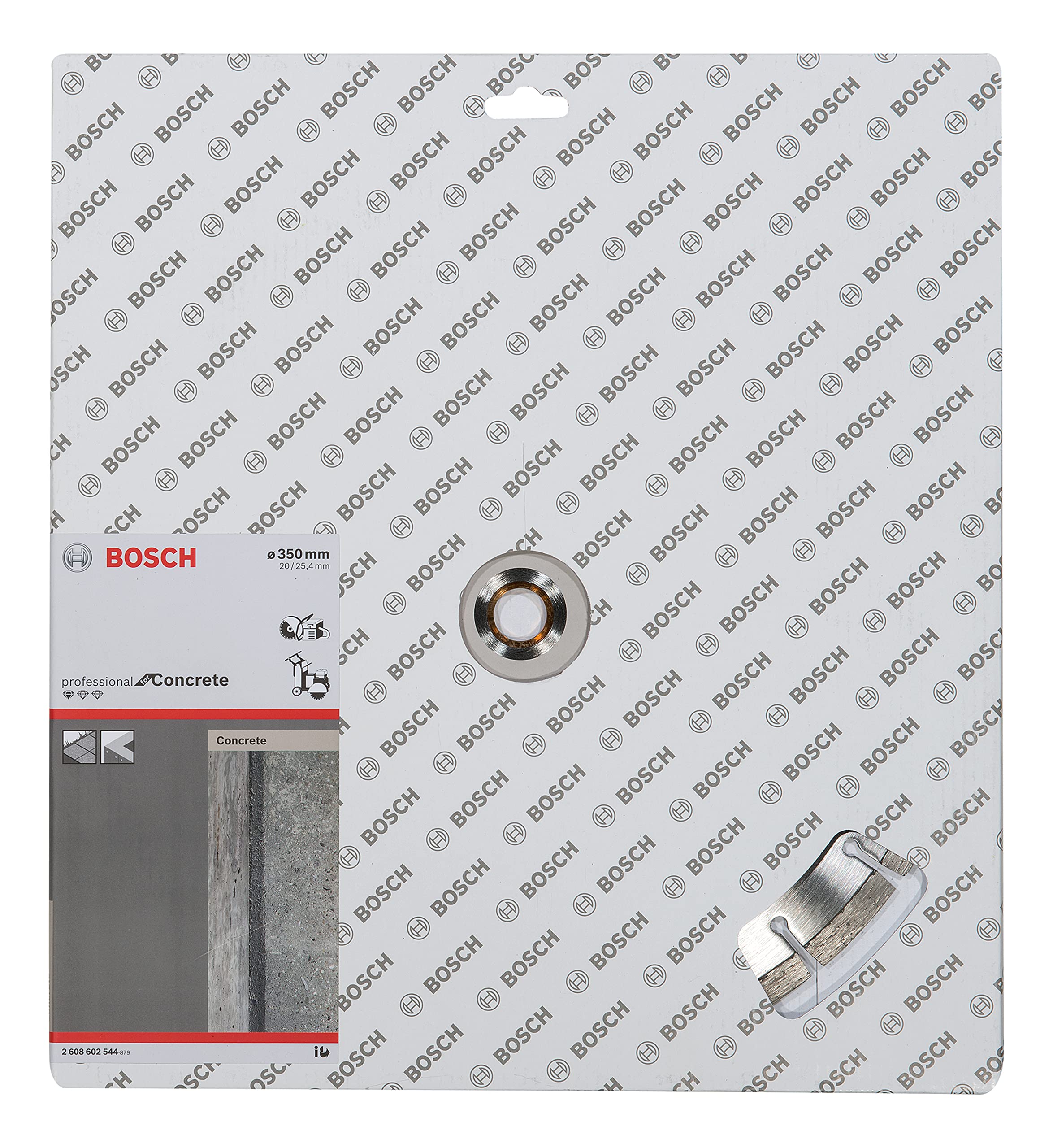 Bosch Professional 1x Disco Diamantato Standard for Concrete, per Calcestruzzo, Calcestruzzo Poroso, Ø 350 x 20/25,40 x 2,8 x 10 mm, Accessori per Seghe da Banco, Mototroncatrici a Scoppio