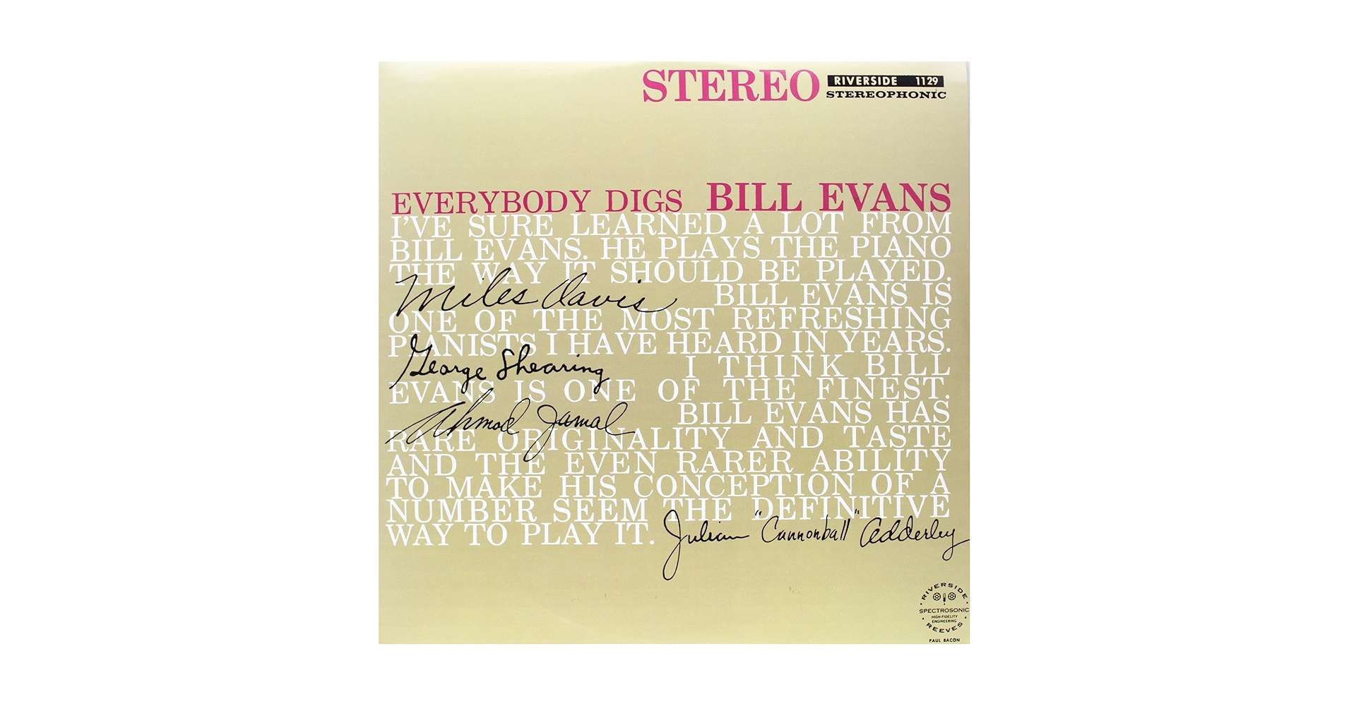 bill evance everybody digs レコード　新品未開封 EVANS,BILL - Everybody Digs Bill Evans - Amazon.com Music