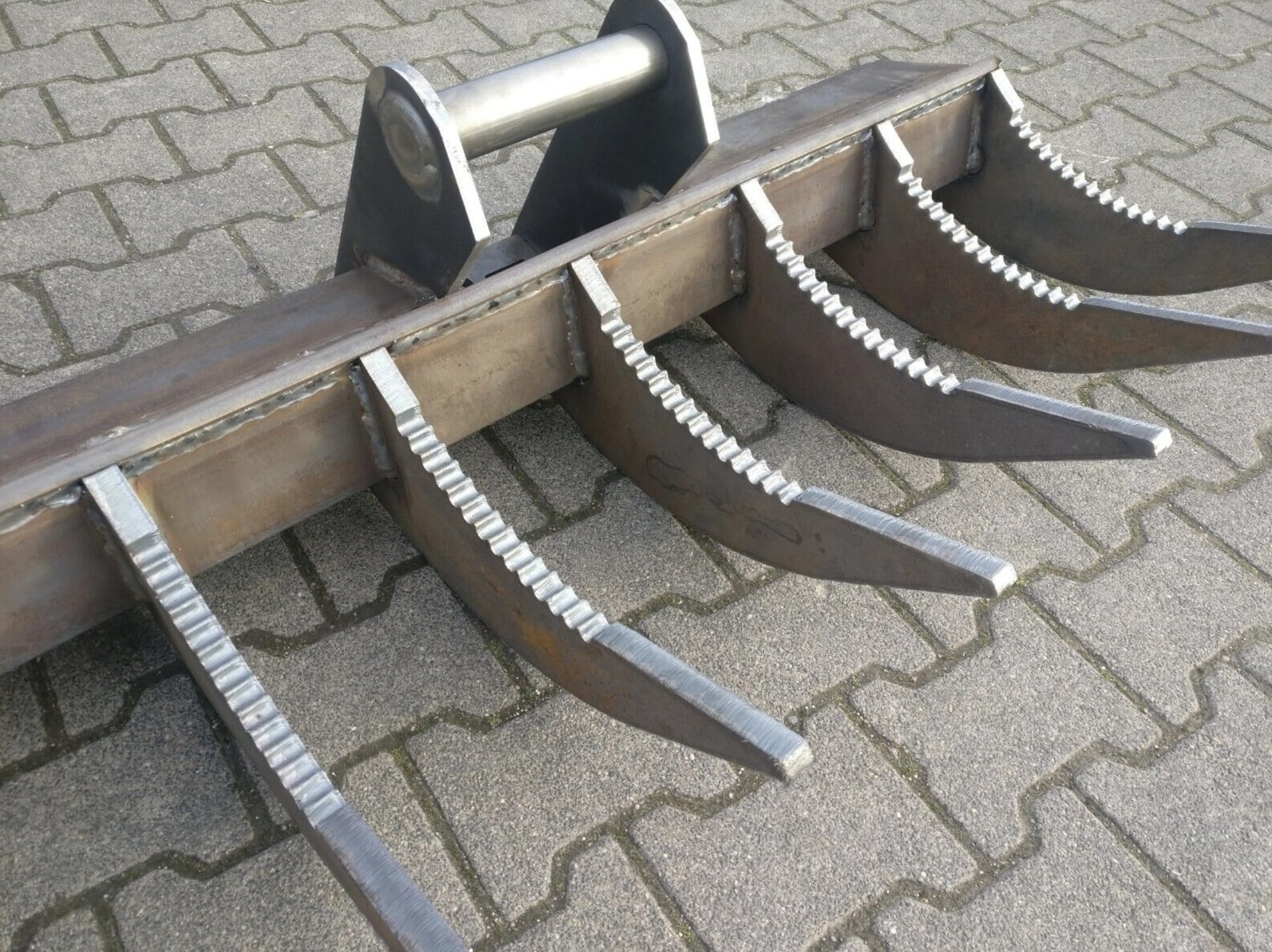 Roderechen MS01 MS03 - Dientes de 40 a 120 cm HB500 sin soldar, 1200 mm, MS01