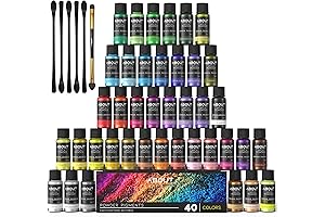 Mica Powder: 40 Colors of Pigment for Endless Crafting Possibilities