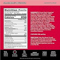 Vista 2 de BSN SYNTHA-6 Whey Protein Powder with Micellar Casein, Milk Isolate, Strawberry Milkshake, 48 Servings (Packaging May Vary)
