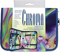 Vista 5 de The Beadsmith Juego de 6 piezas Chroma - Kit de herramientas para hacer joyas, acabado de titanio arcoíris, incluye 4 alicates con pinzas y tijeras