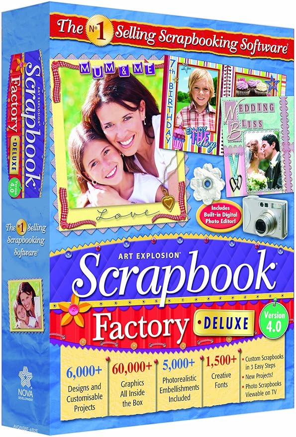 Nova Development US Scrapbook Factory Deluxe 4.0 [Old Version]
