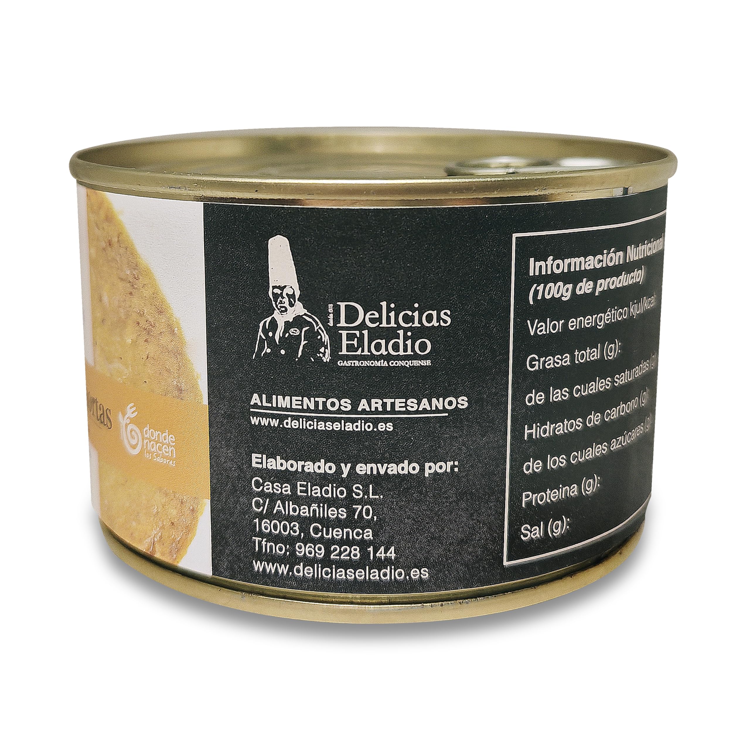 Gachas de almortas. Plato típico manchego. Pack de 3 unidades de 430 gr/unidad