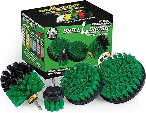 Kit de cepillo raspador para limpieza de baños y cepillo potente de nylon, mosaico y masilla.