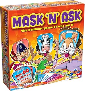 Drumond Park Mask 'N' Ask Board Game | Family Board Games for Kids | Guessing Game & Preschool Learning Educational Toys | Children Board Game Suitable for Kids 6 7 8 9+ Years Old