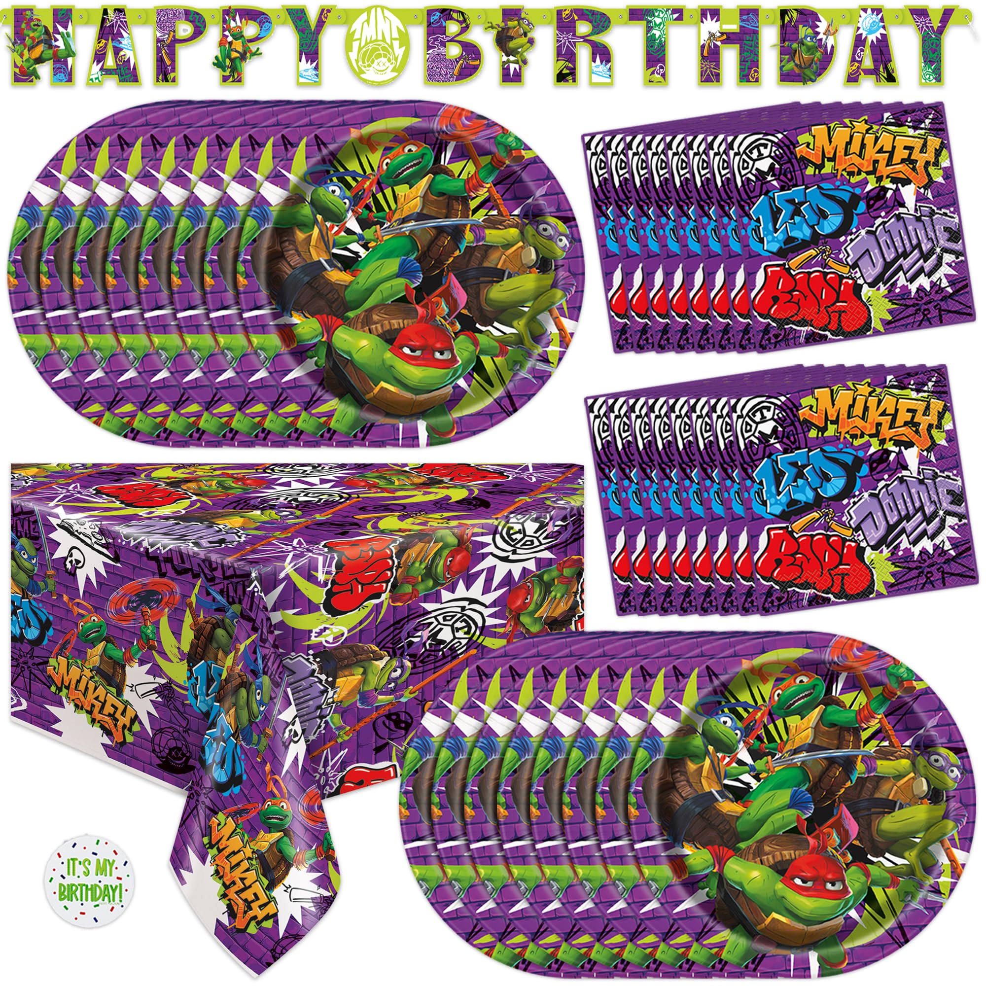 c*e様 Teenage Mutant Ninja Turtles Party Amazon.com: Unique Ninja Turtle Party Decorations | Ninja