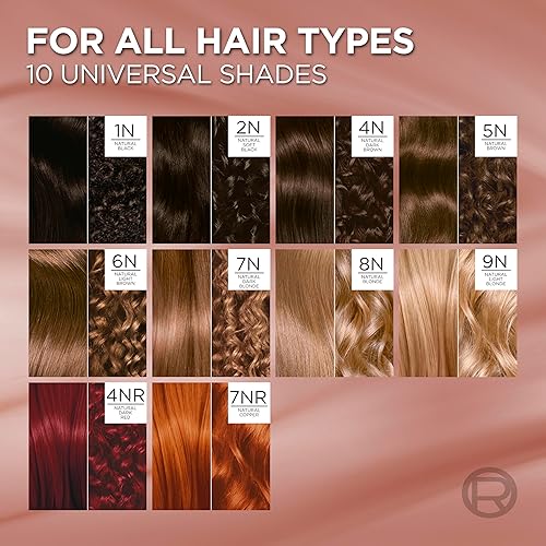 Miniatura 8 de L'Oréal Paris Excellence Universal Nudes - Tinte permanente para el cabello, sin amoníaco, para cobertura de cabello gris, marrón natural 5N, 1 kit