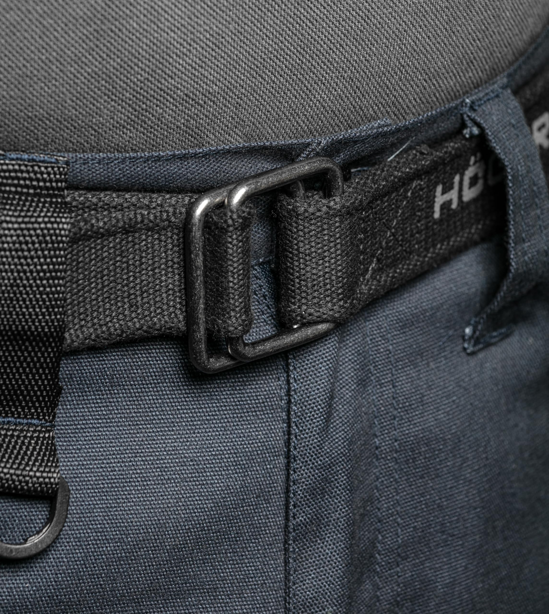 Högert Nekar - Pantalones de Trabajo con Bolsillos para Herramientas, Color Azul o Negro, Negro, XXXL