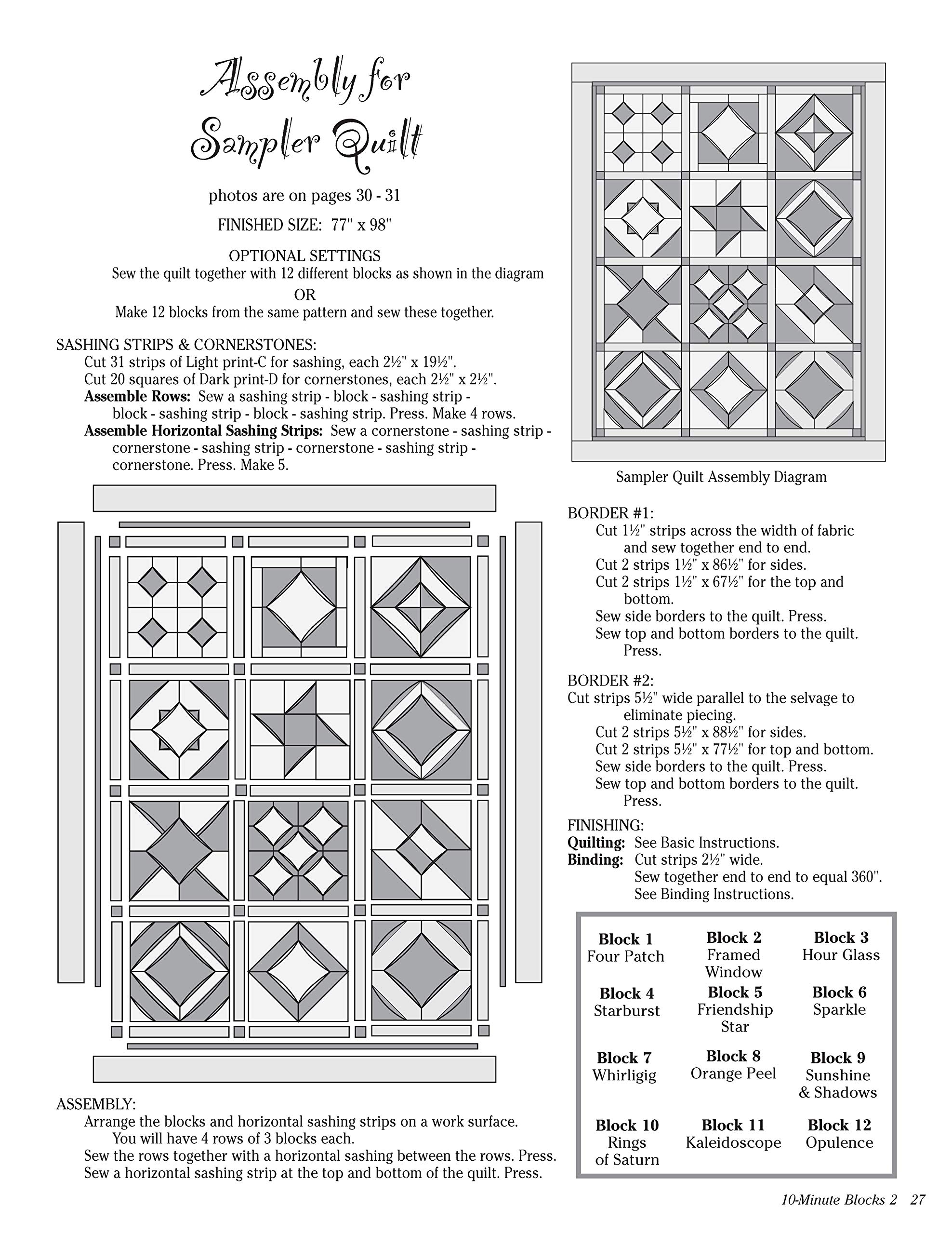 10-Minute Blocks 2: Variations on 3-Seam Squares - Image 7