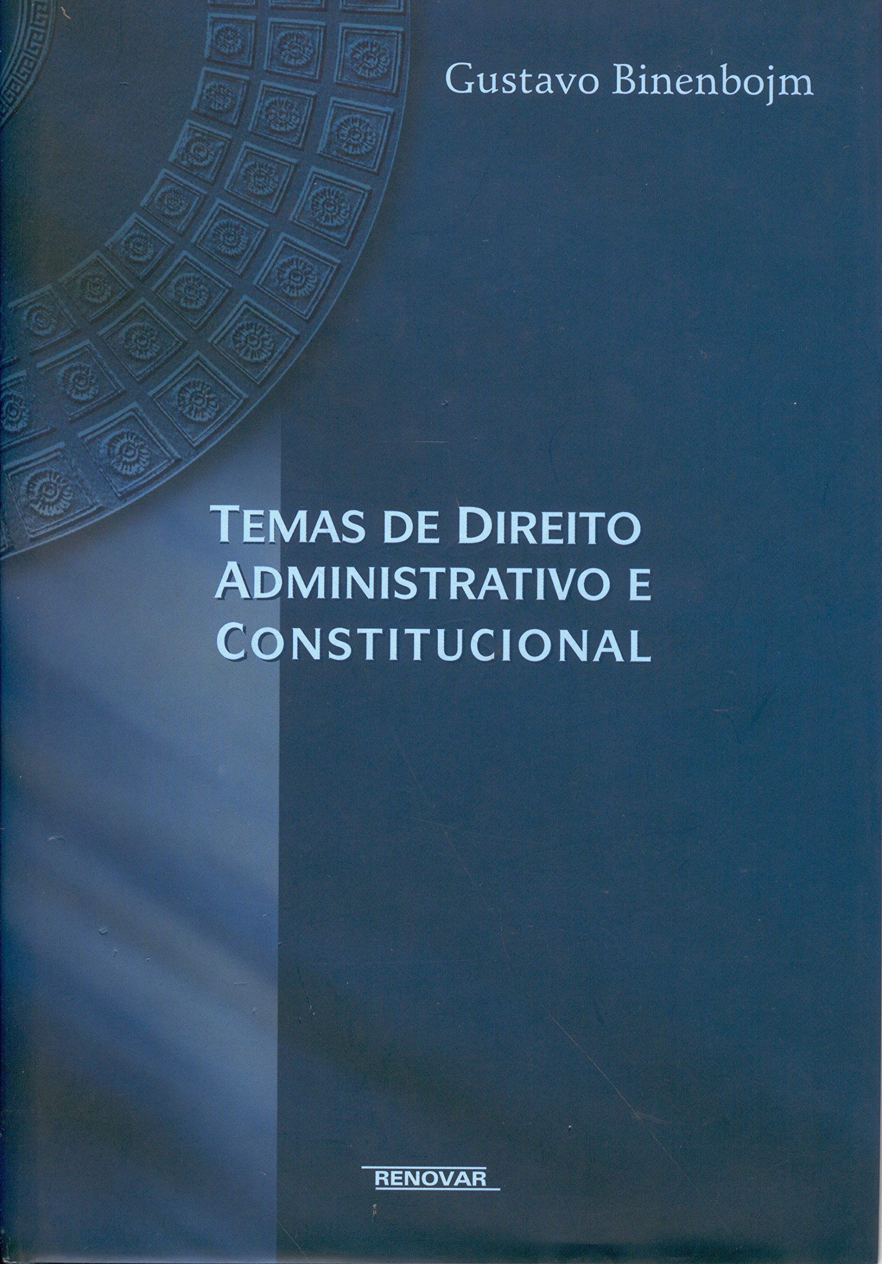Capa de Temas de Direito Administrativo e Constitucional