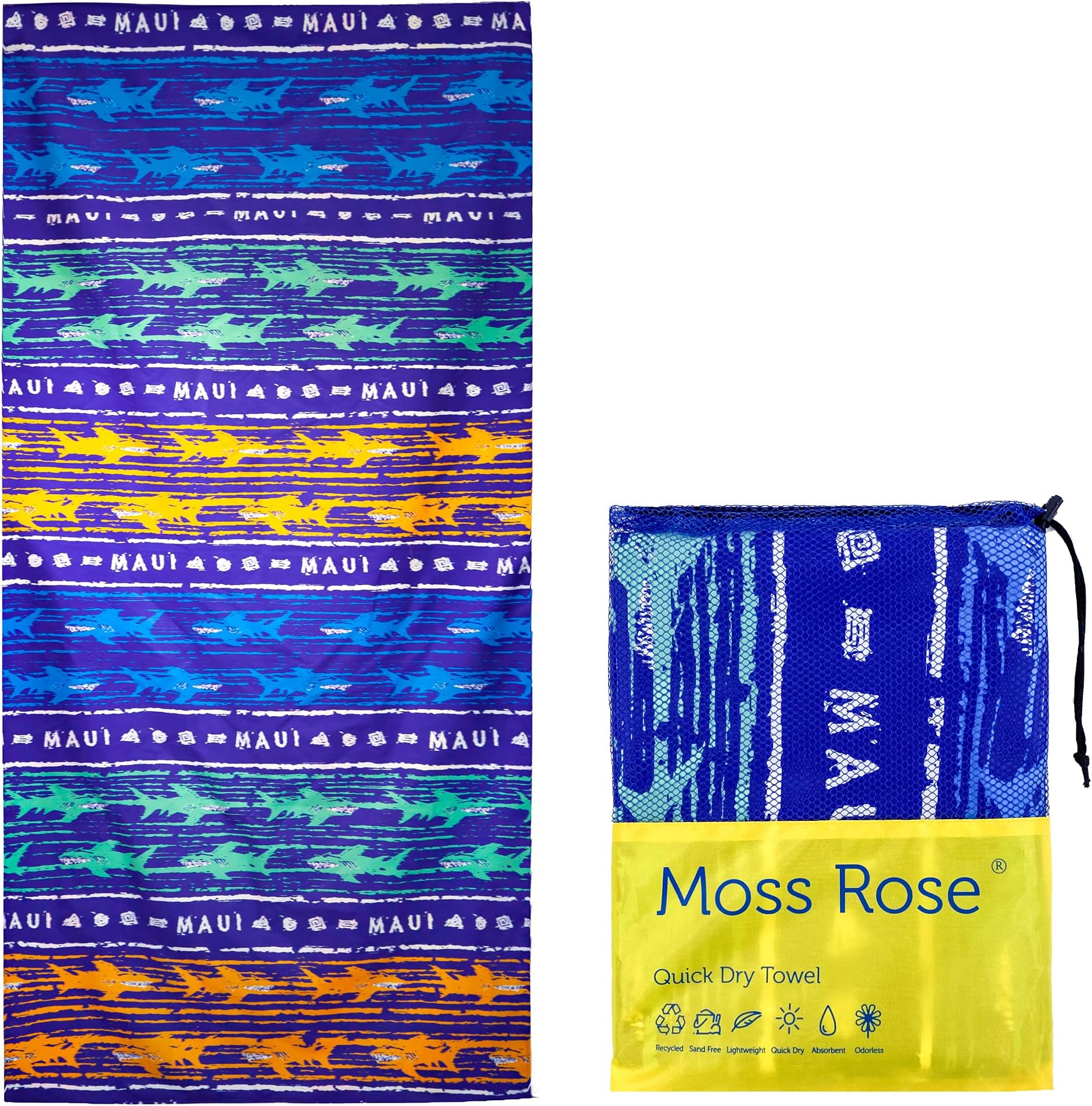 Beach Towels Extra Large -71" x 35"- Quick Dry, Lightweight, Absorbent, Soft, Sand Free Oversized Microfiber Bath Towel Blanket Mat-Perfect for Pool,Travel, Sports, Swim