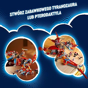 LEGO DREAMZzz Dinorobot Coopera C-Rex, Zabawka Tyranozaur lub