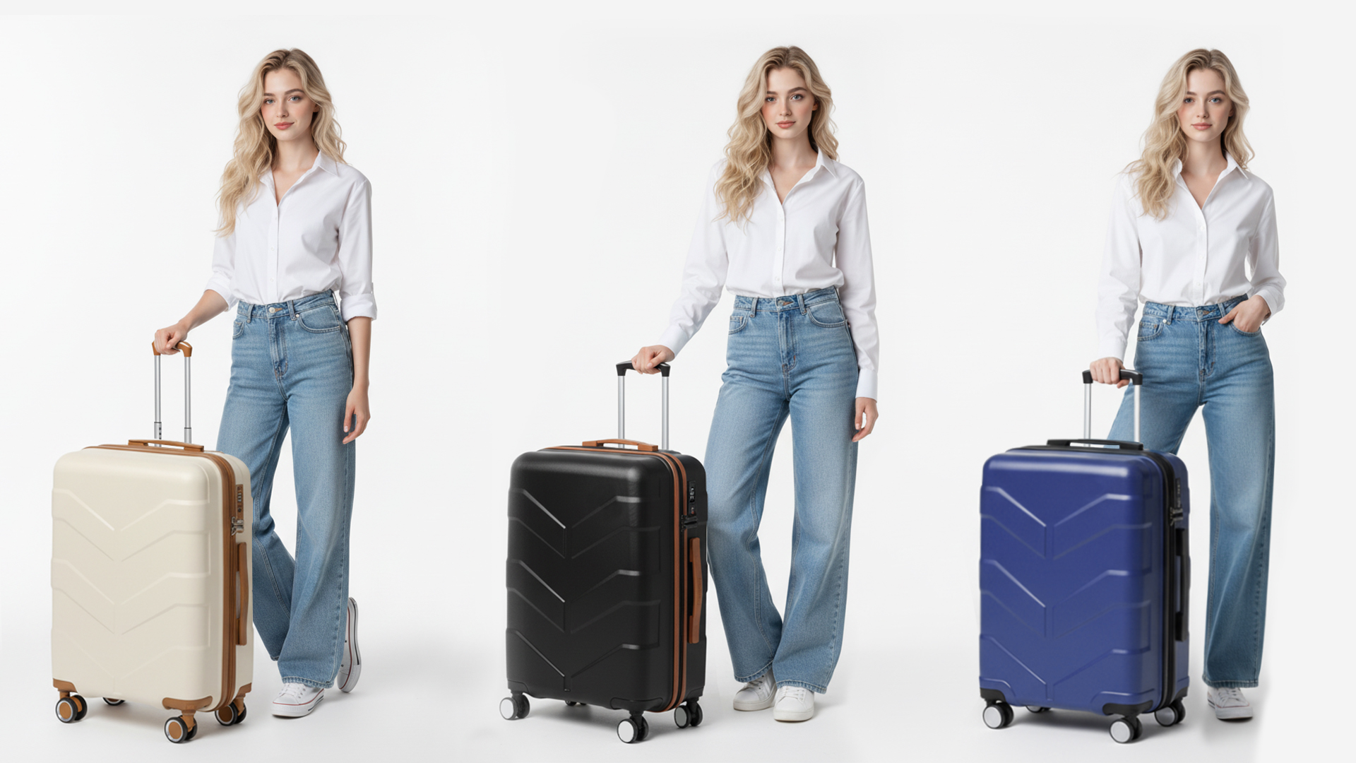 Amazon.com | TILYMOL Luggage Sets 3 Piece with Spinner Wheel