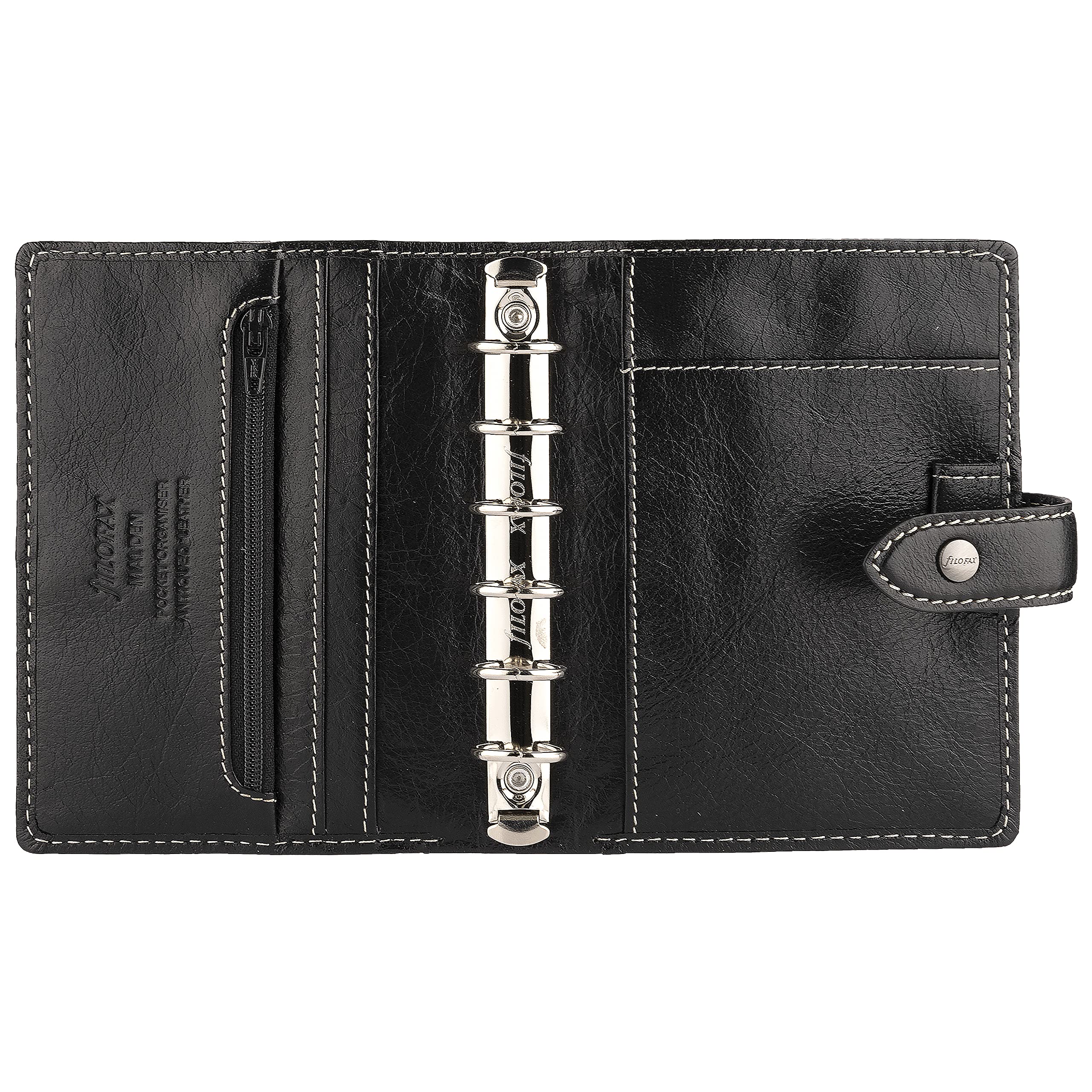 Filofax Organizer Malden Pocket Organiser Black 2026