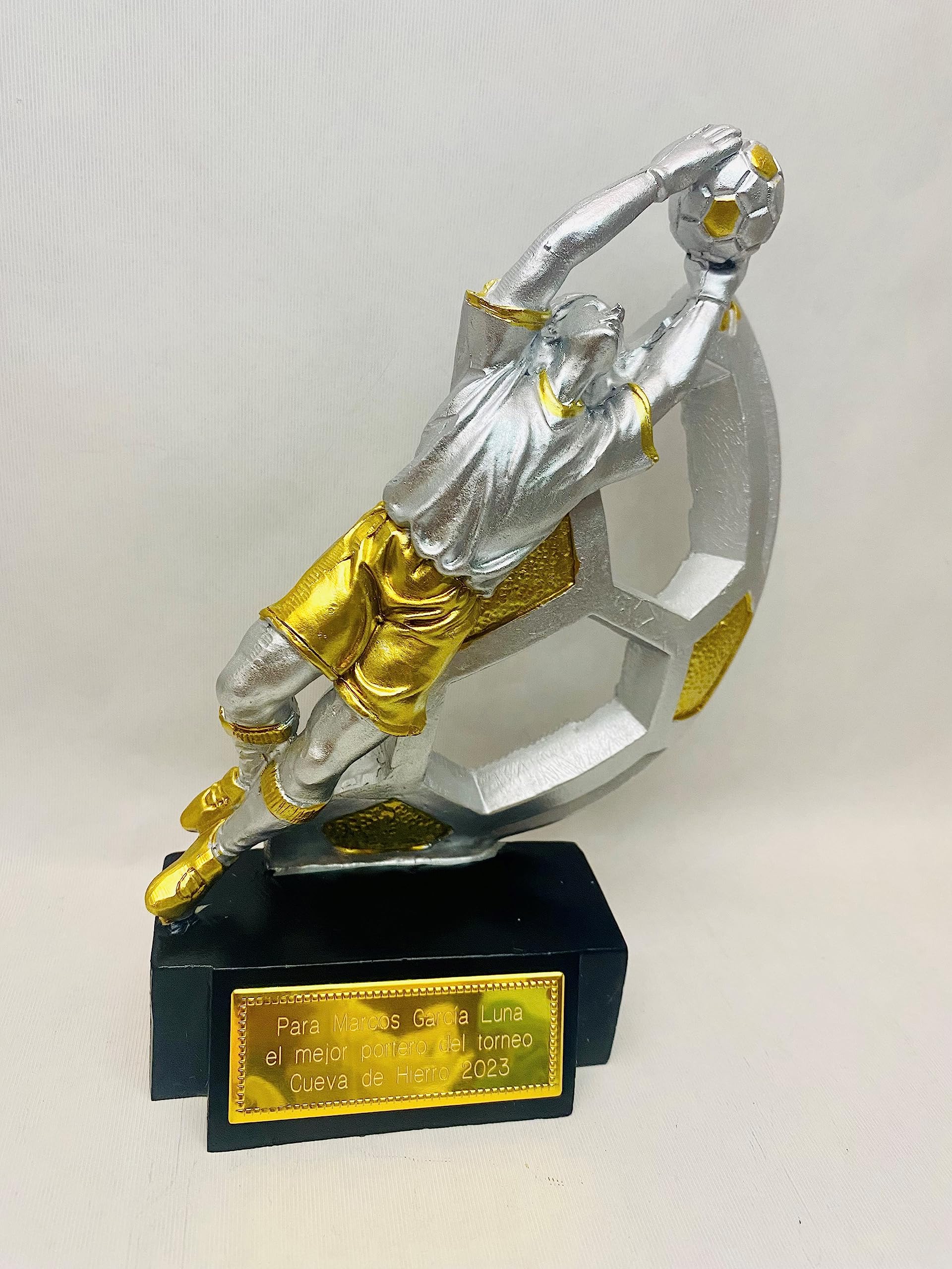 Trofeo Portero Fútbol GRABADO Premio Zamora PERSONALIZADO