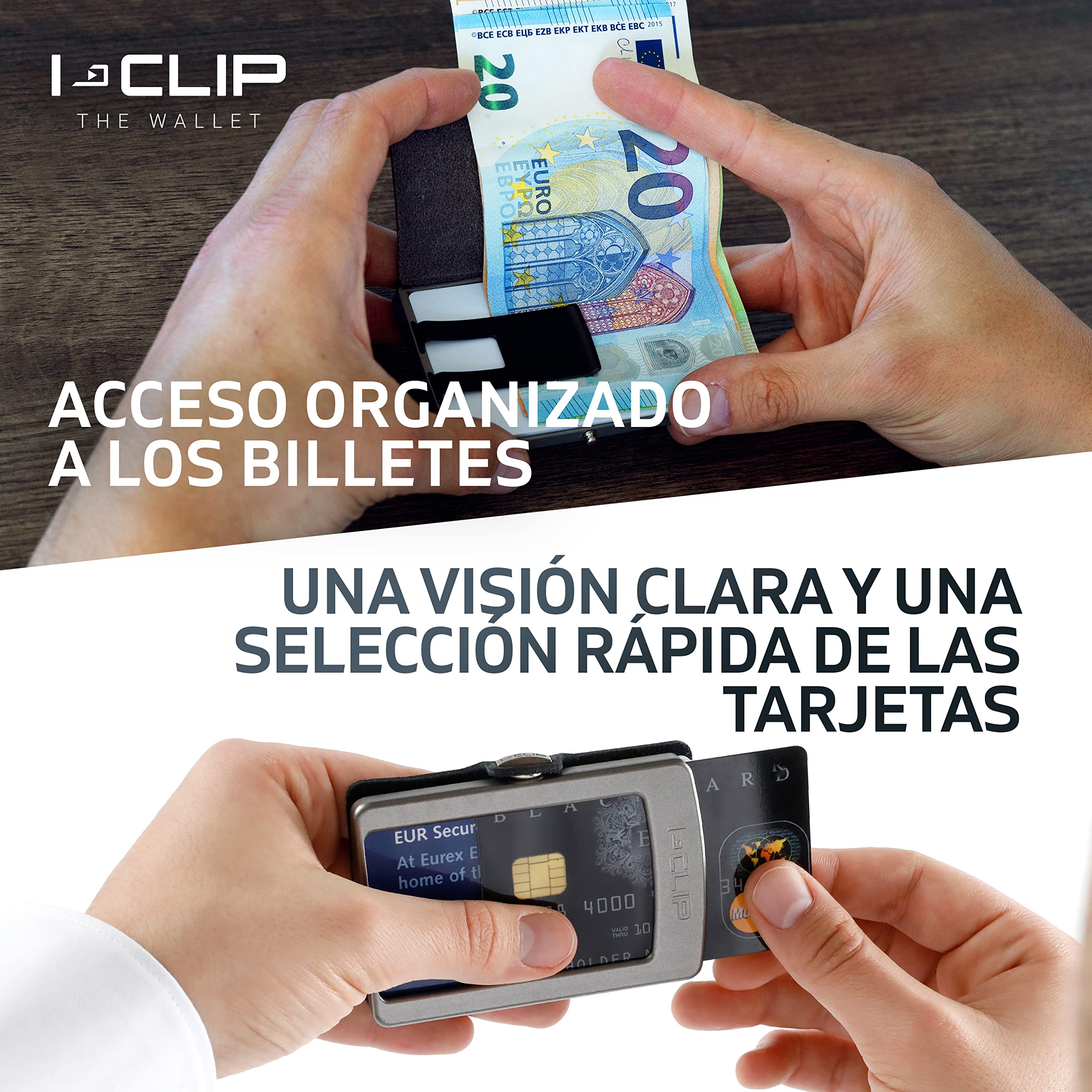 I-CLIP Original Cartera para Hombre ST