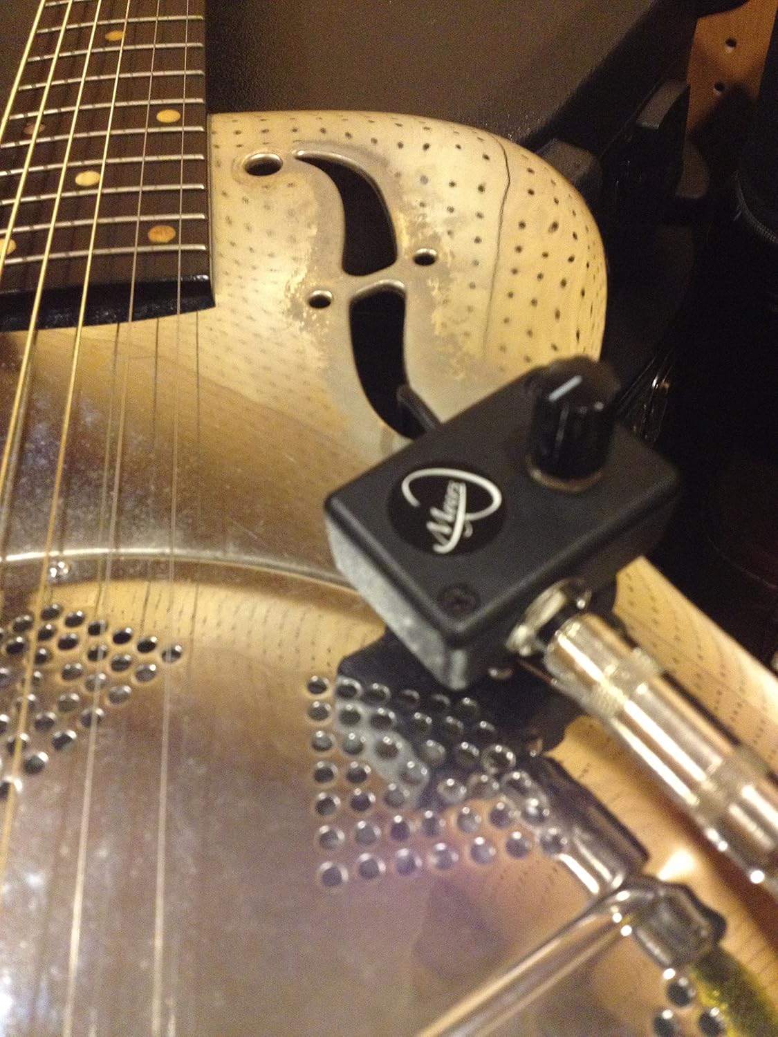 Regal Resonator Guitar Pickup with Flexible MicroGooseneck
