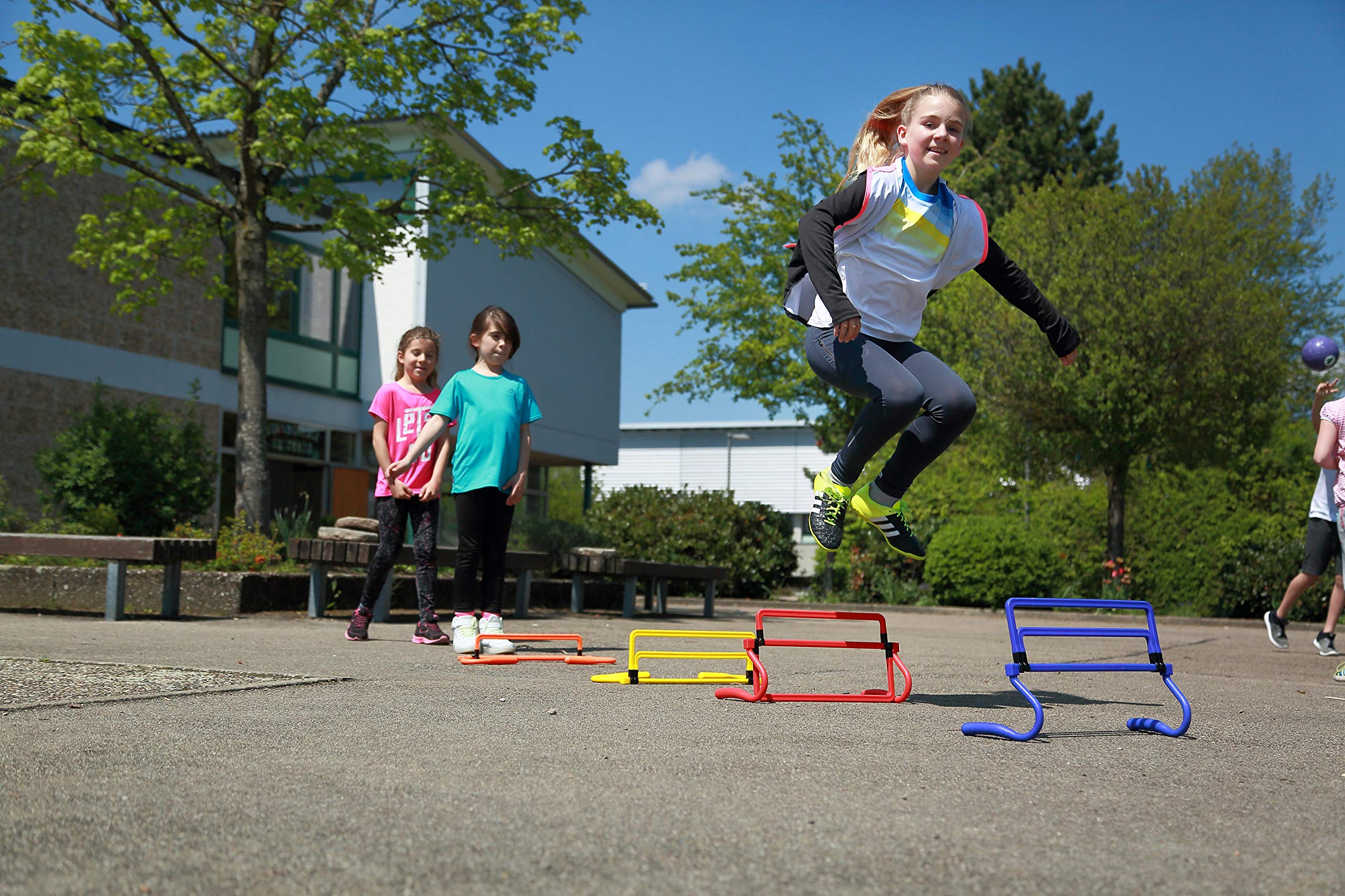 Betzold Hürden-Set - Leichtathletik Trainings-Hürden für Schule und Verein höhenverstellbar