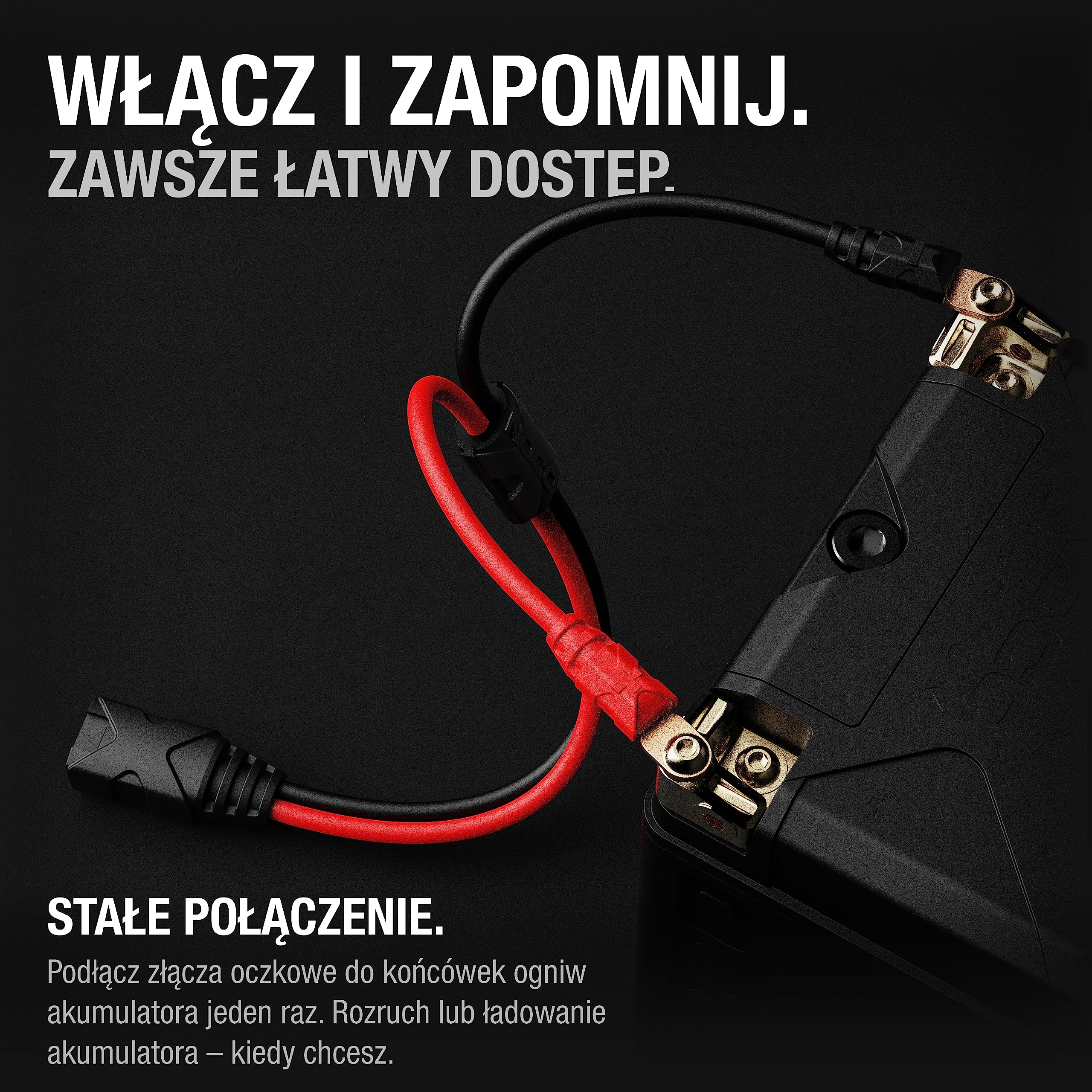 NOCO GBC007 przedłużacz 470 mm X-Connect adapter do GB20 GB40 GB50 lithium Boost UltraSafe Starter