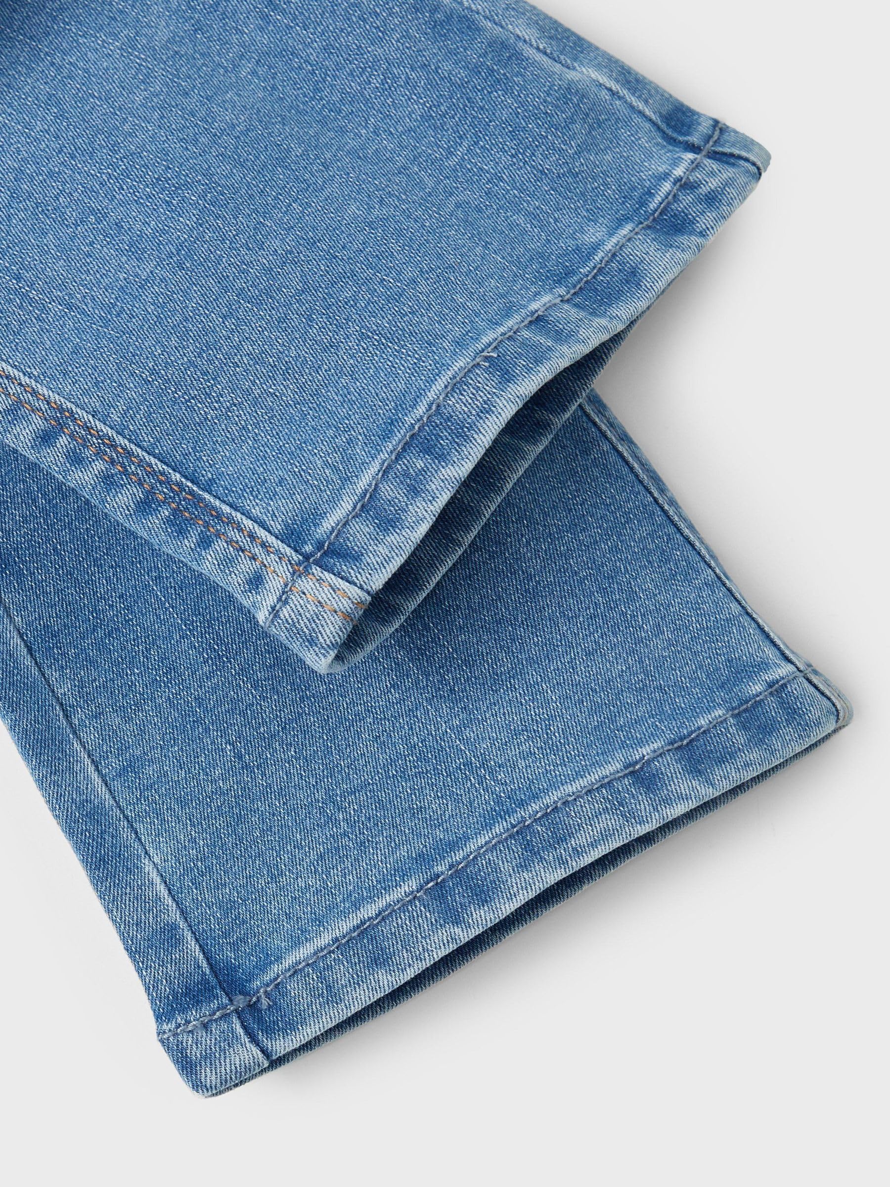 Name IT Nkfpolly Skinny Boot Jeans 1142-au Noos - Nkfpolly 1142-Au Noos Jeans Bottes Skinny - Élégant et décontracté - Fille