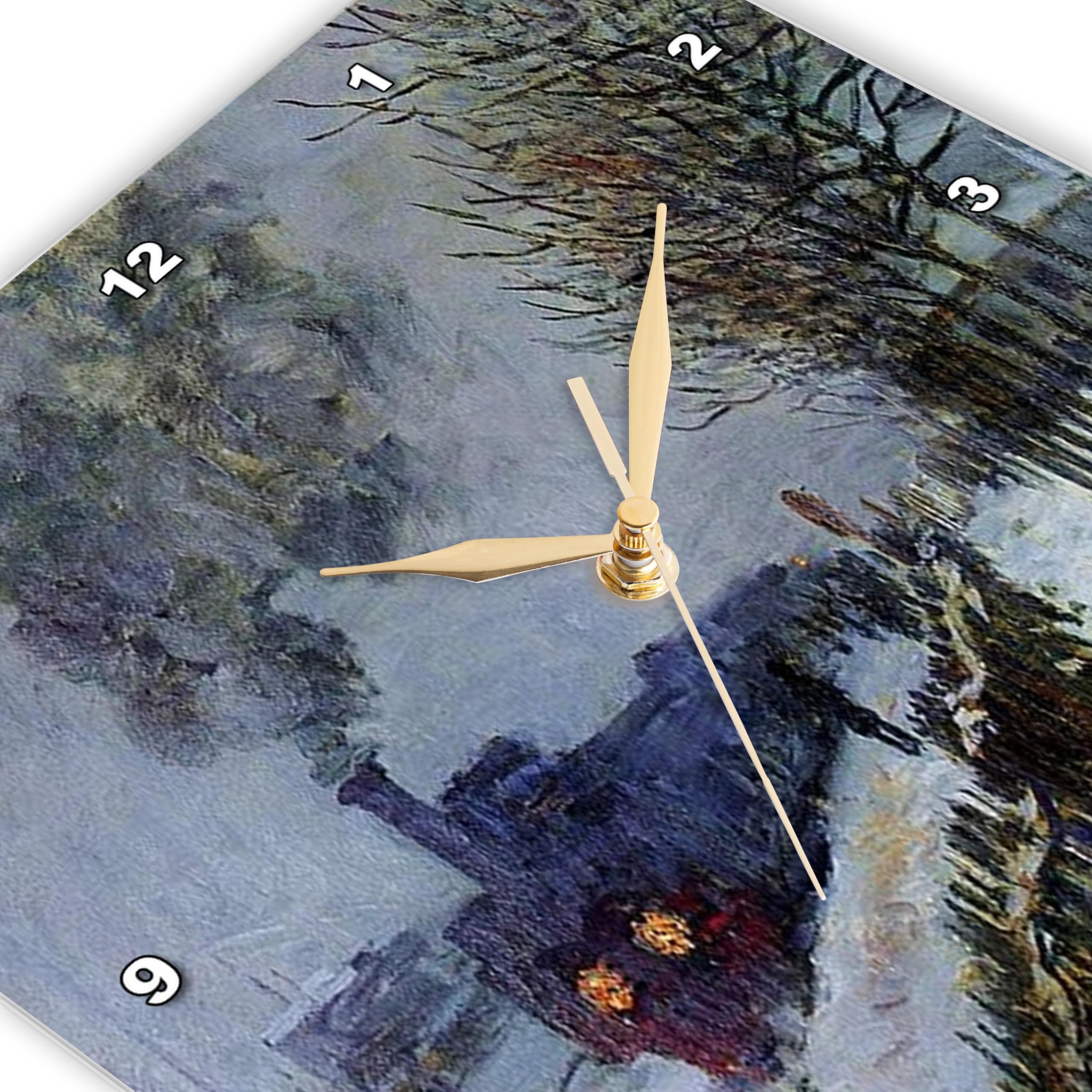 モネ 絵画 Amazon.co.jp: 3dRose DPP_80521_3 モネの絵 有名な絵 雪の中の電車 壁