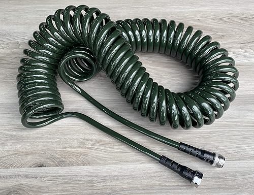 Manguera Water Right profesional de jardín de poliuretano, sin plomo y con agua potable, Verde bosque