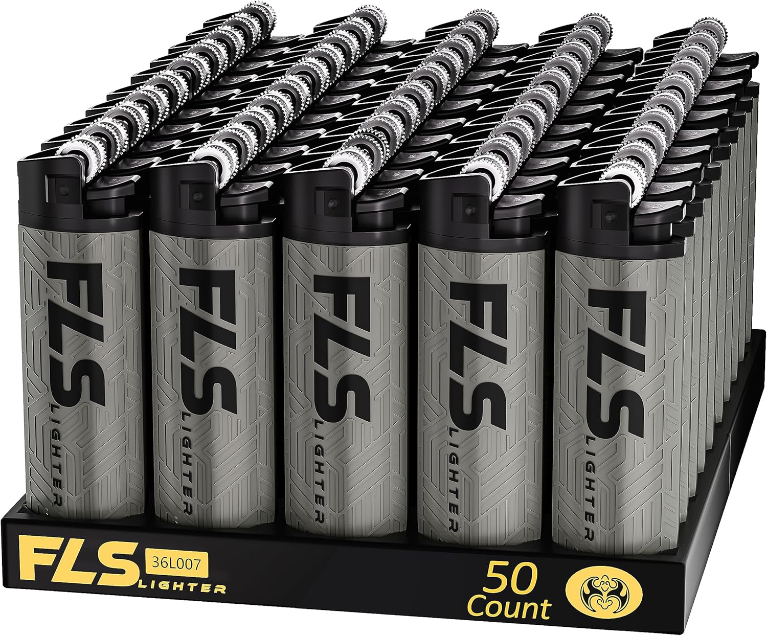 FLS Disposable Lighters 50 Pack, Classic Lighters for Candle Reliable and