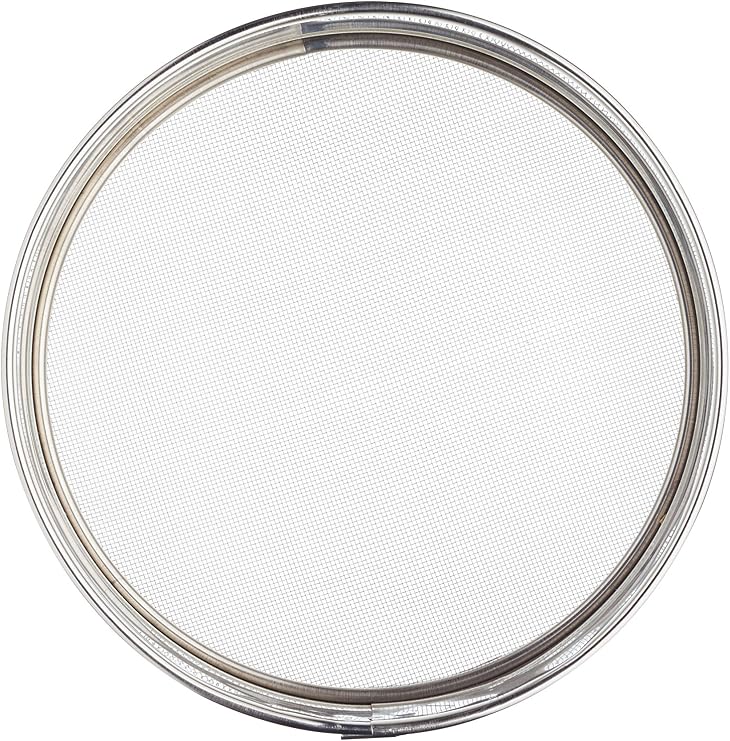 KitchenCraft Fine Mesh Tamis/Drum Sieve, Silver, 20.5 cm