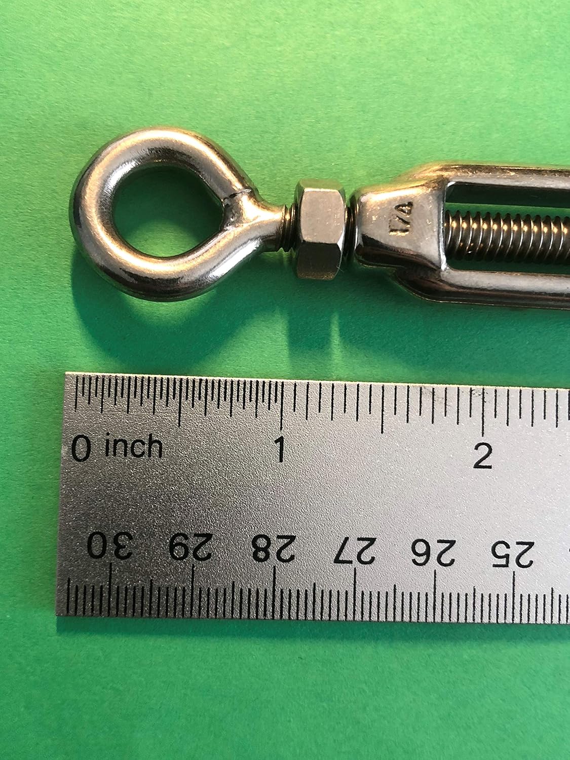 US STAINLESS 10 Pieces Stainless Steel 316 1/4" UNC Turnbuckle Eye and Eye Marine Grade
