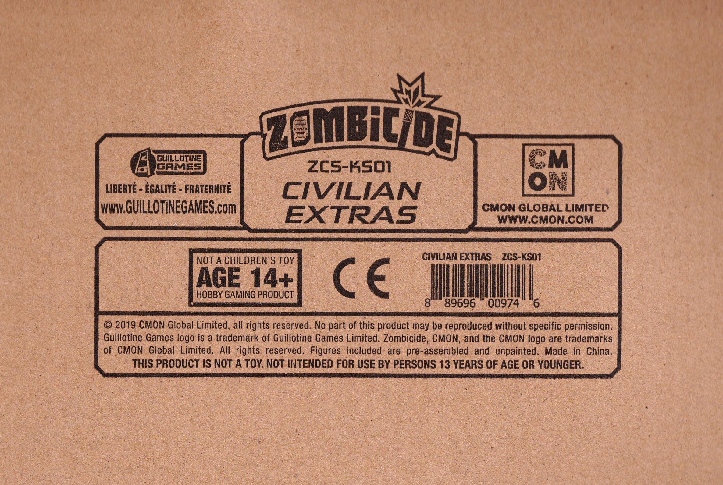 シールドプレイバトルキット 英語版 Amazon.com: Zombicide Invader Civilian Extras Kickstarter Promo