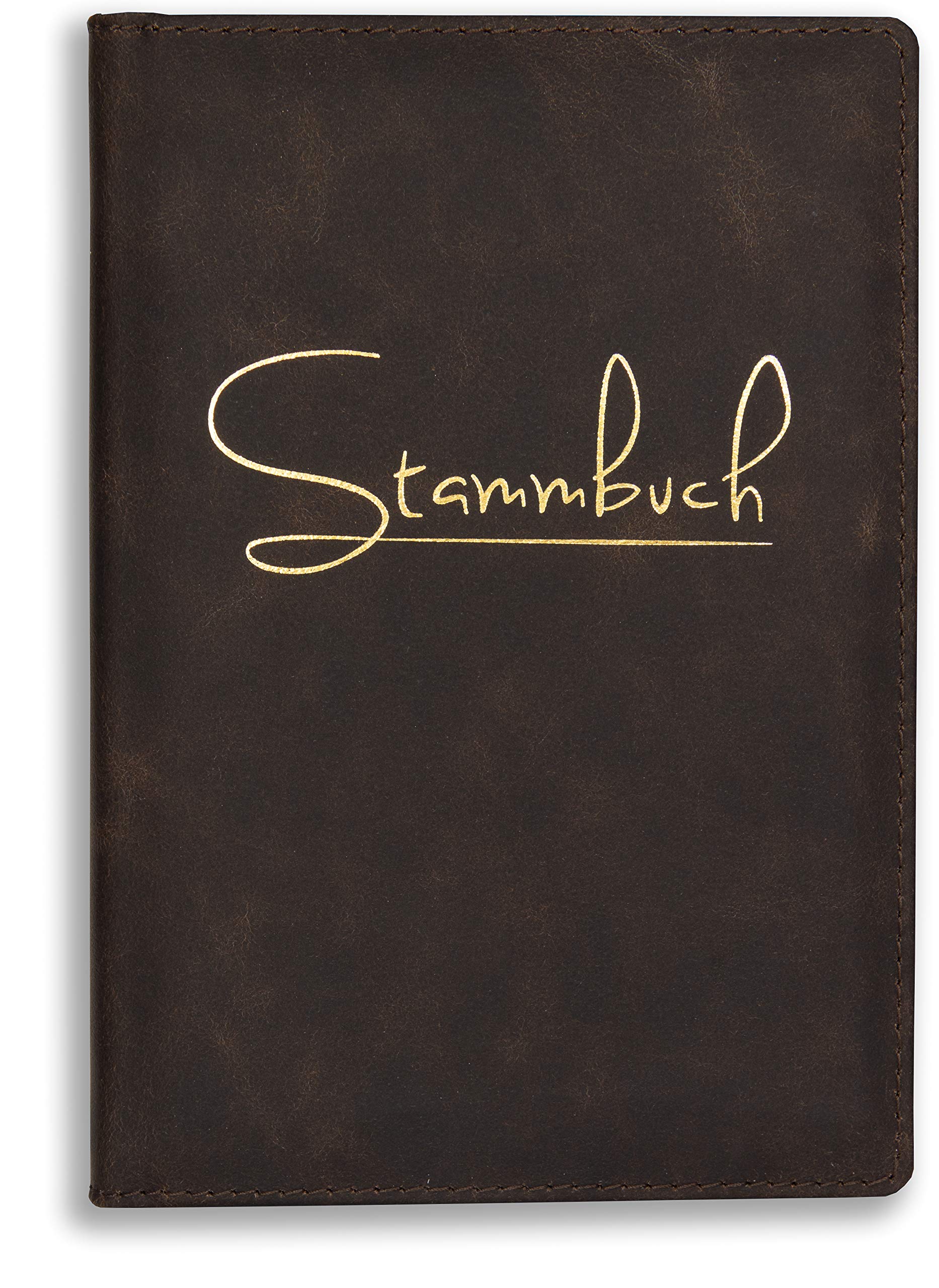 Stammbuch Leder Hochzeit Braun Couro Familienstammbuch Standesamt