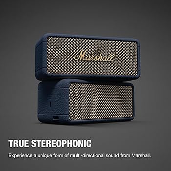 スピーカー・ウーファー Marshall Emberton 3 Midnight Blue Amazon.com: Marshall Emberton III Portable Bluetooth Speaker