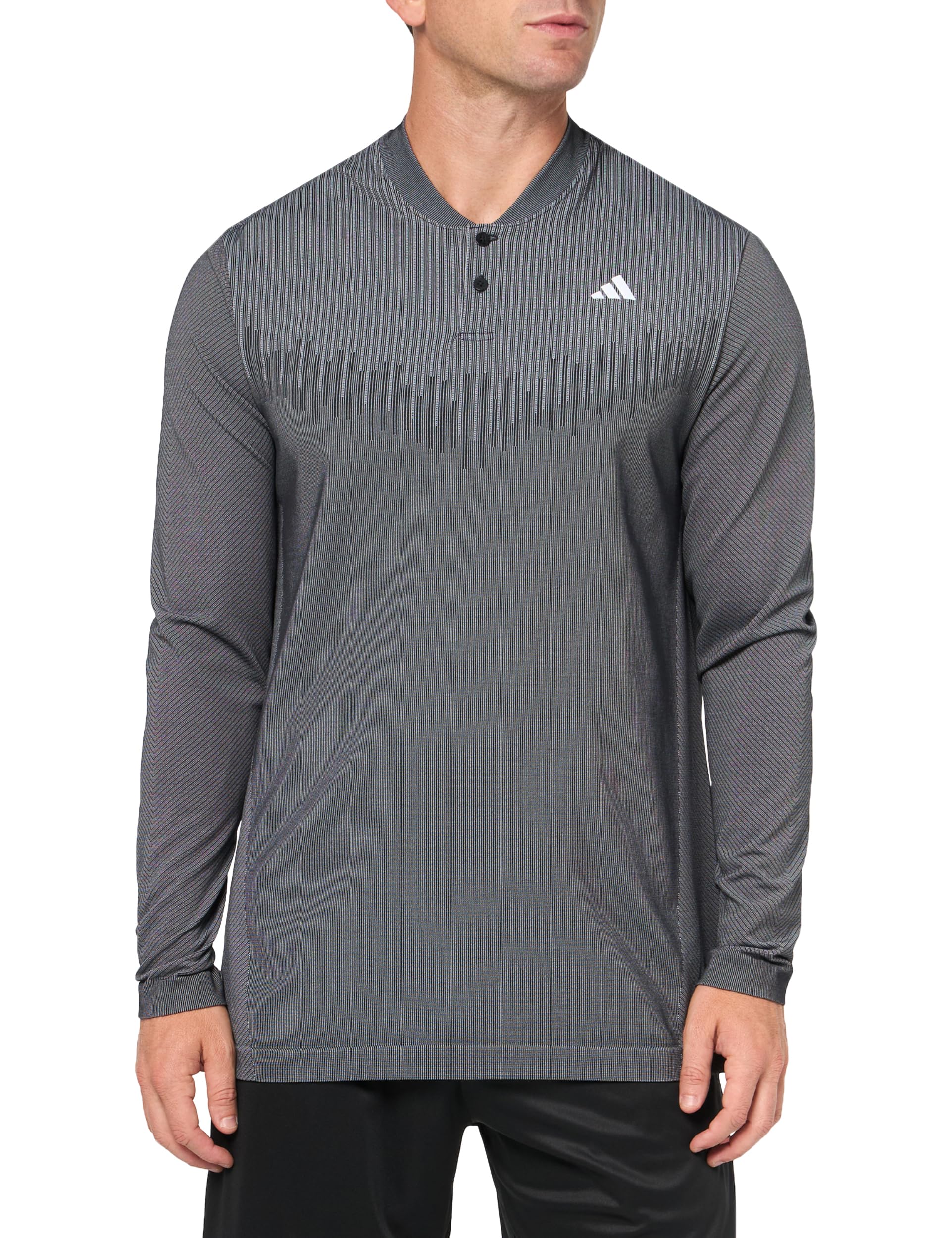 adidas Men's Ultimate365 Tour Primeknit Long Sleeve Polo