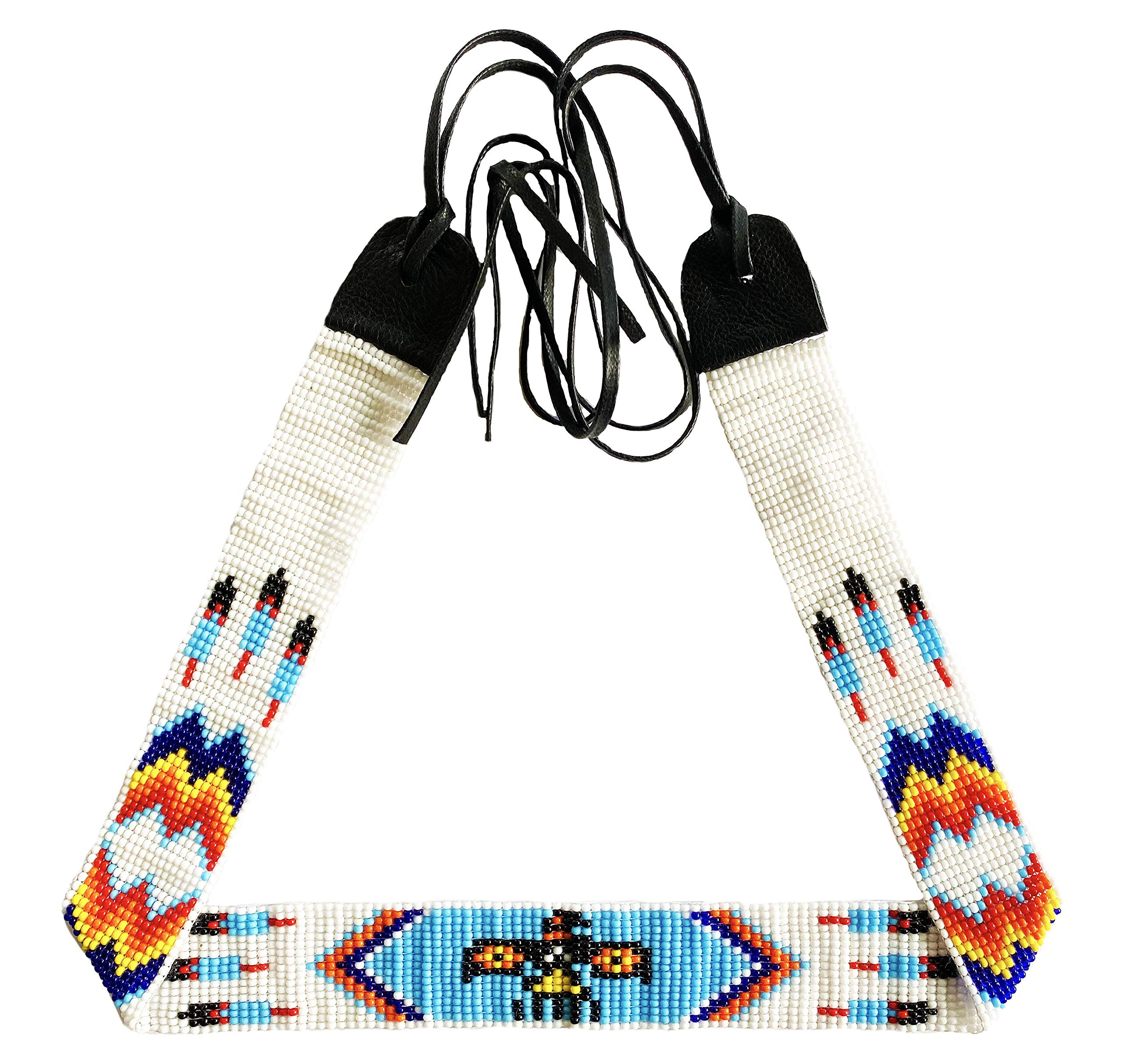 Cowboy Western Beaded Hat Band Rodeo Style Handmade