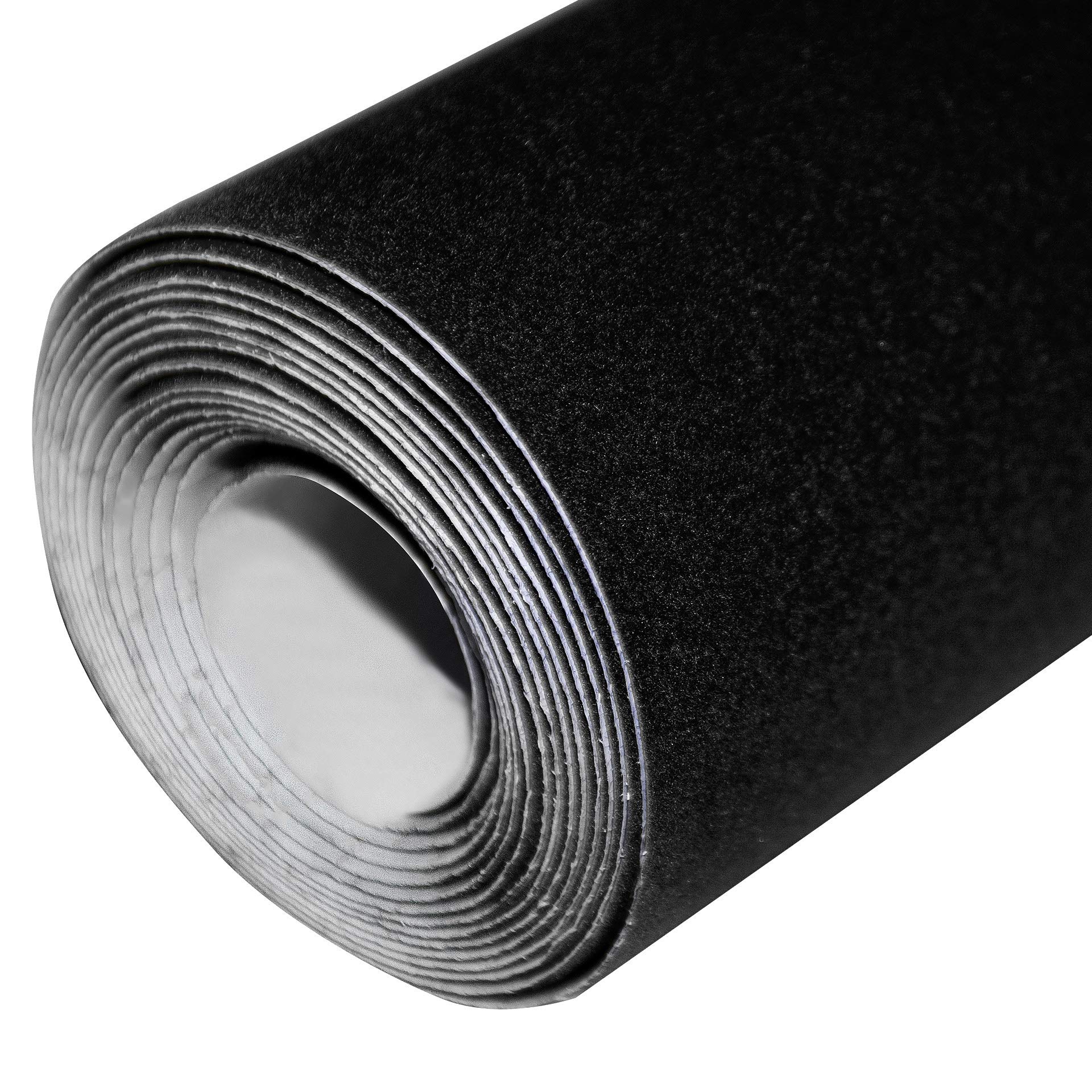 Klebefolie Möbel 90x500 cm | Folie für Möbel mit samtiger Veloursoptik für elegante Akzente | Klebefolie ideal zur Möbelrenovierung | Möbelfolie selbstklebend für DIY-Projekte | Velour Schwarz